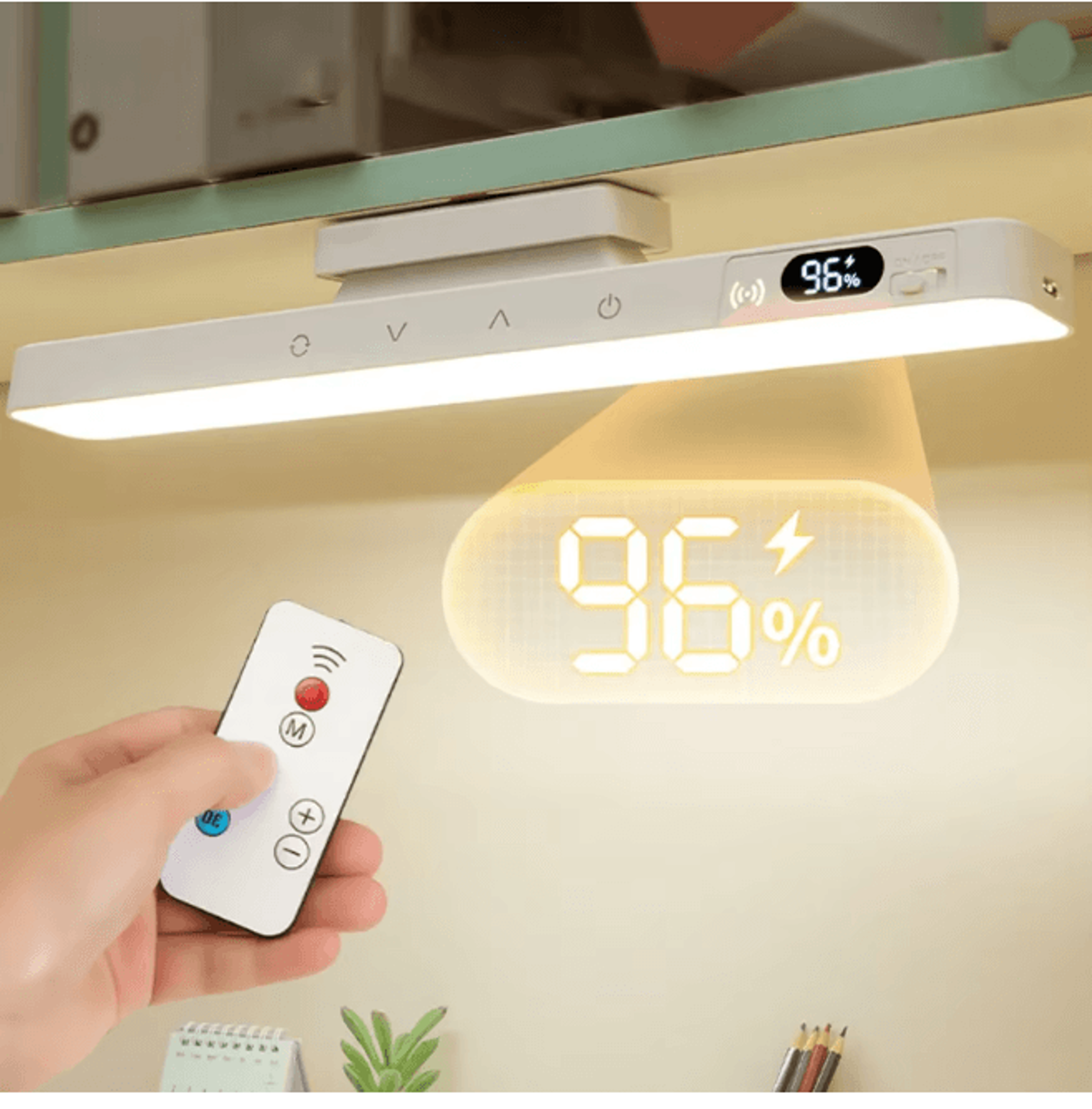 magnetic touch table lamp rechargeable led desk night light