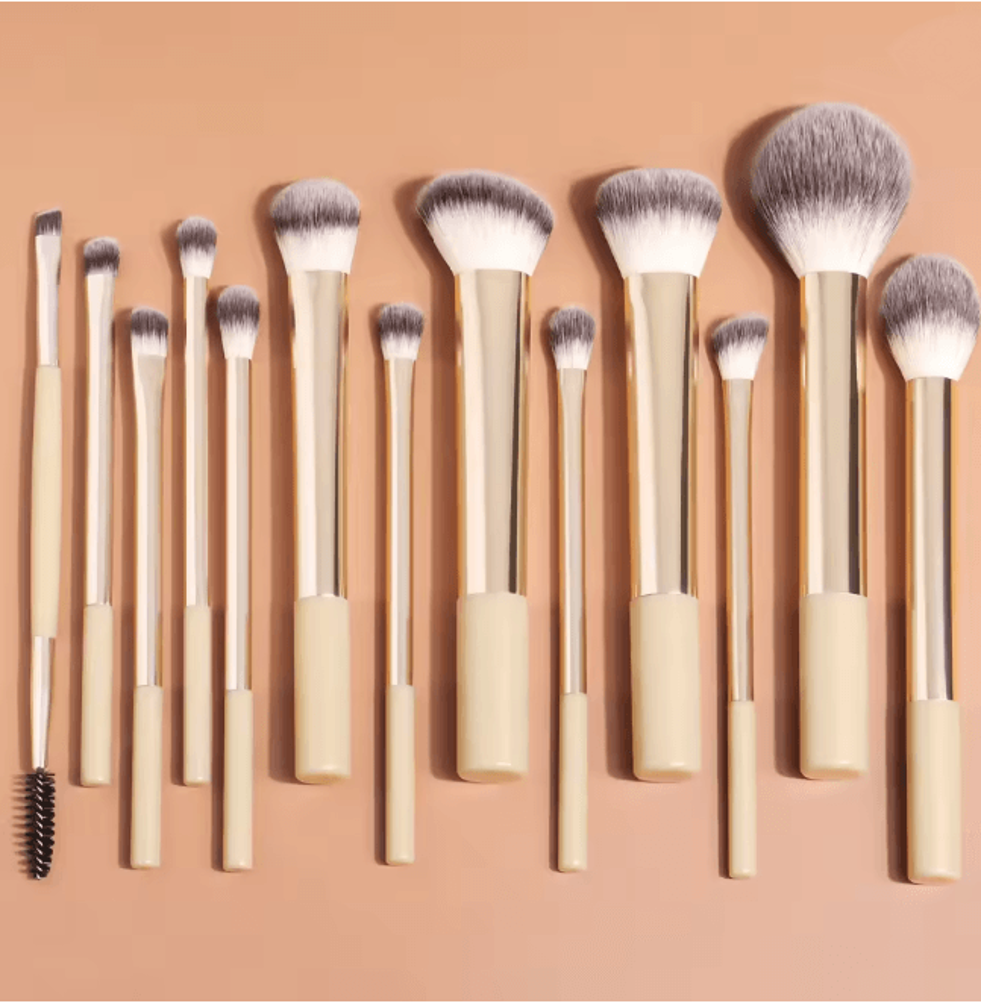 problend 13 piece makeup brush set for flawless face and eyes
