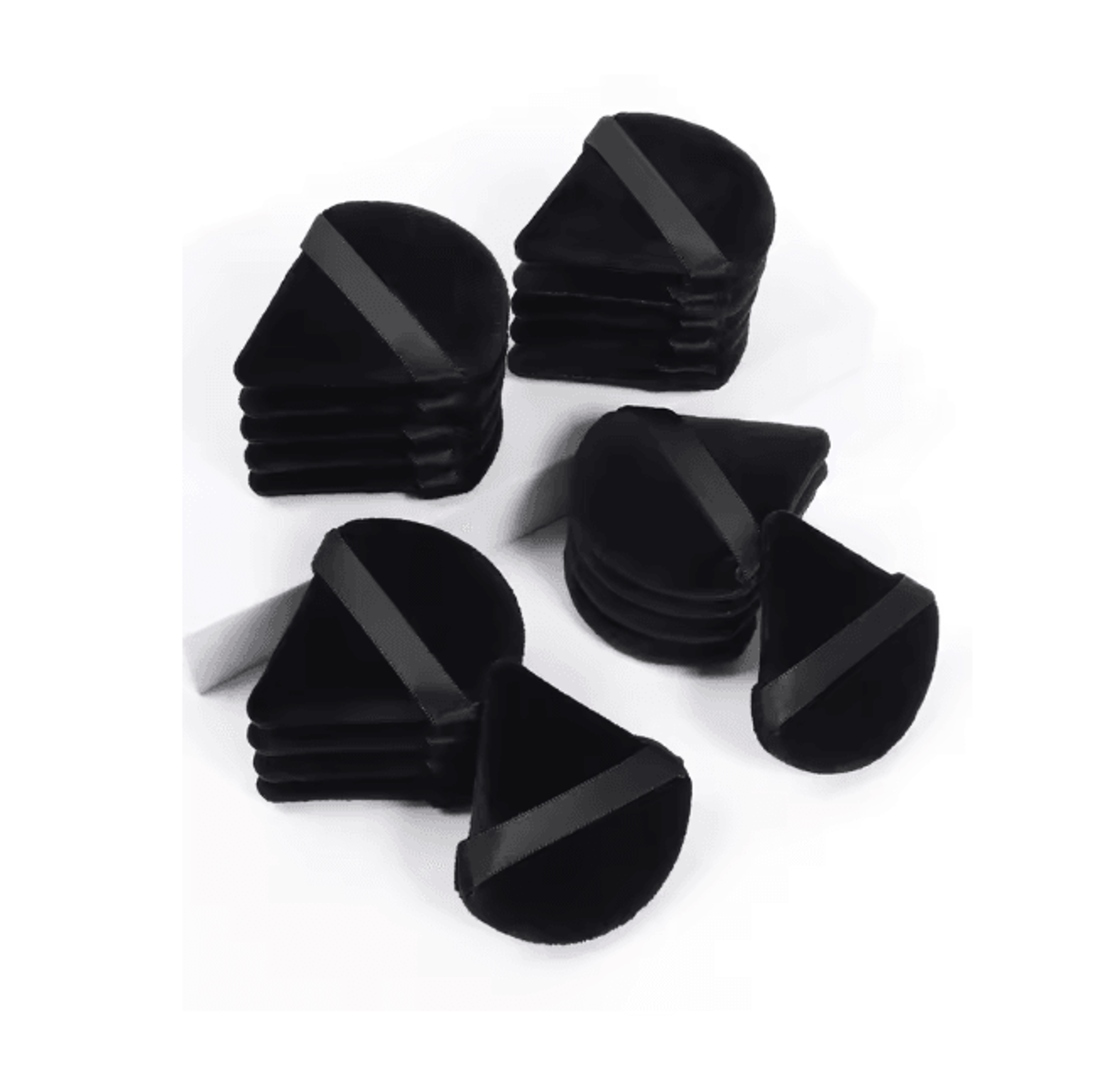 velvetblend black triangle powder puff makeup sponge