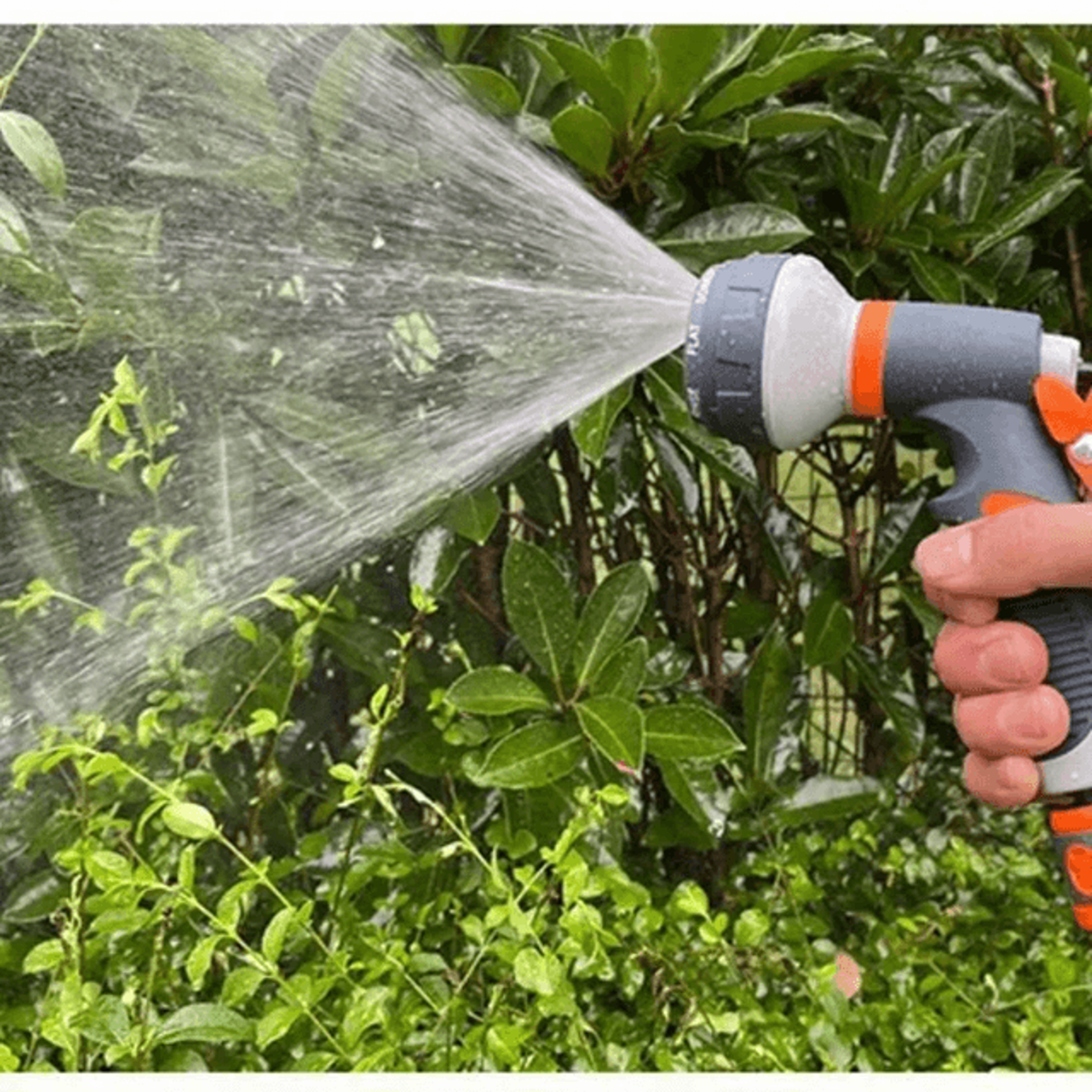 aquaforce adjustable garden hose nozzle for watering and car wash