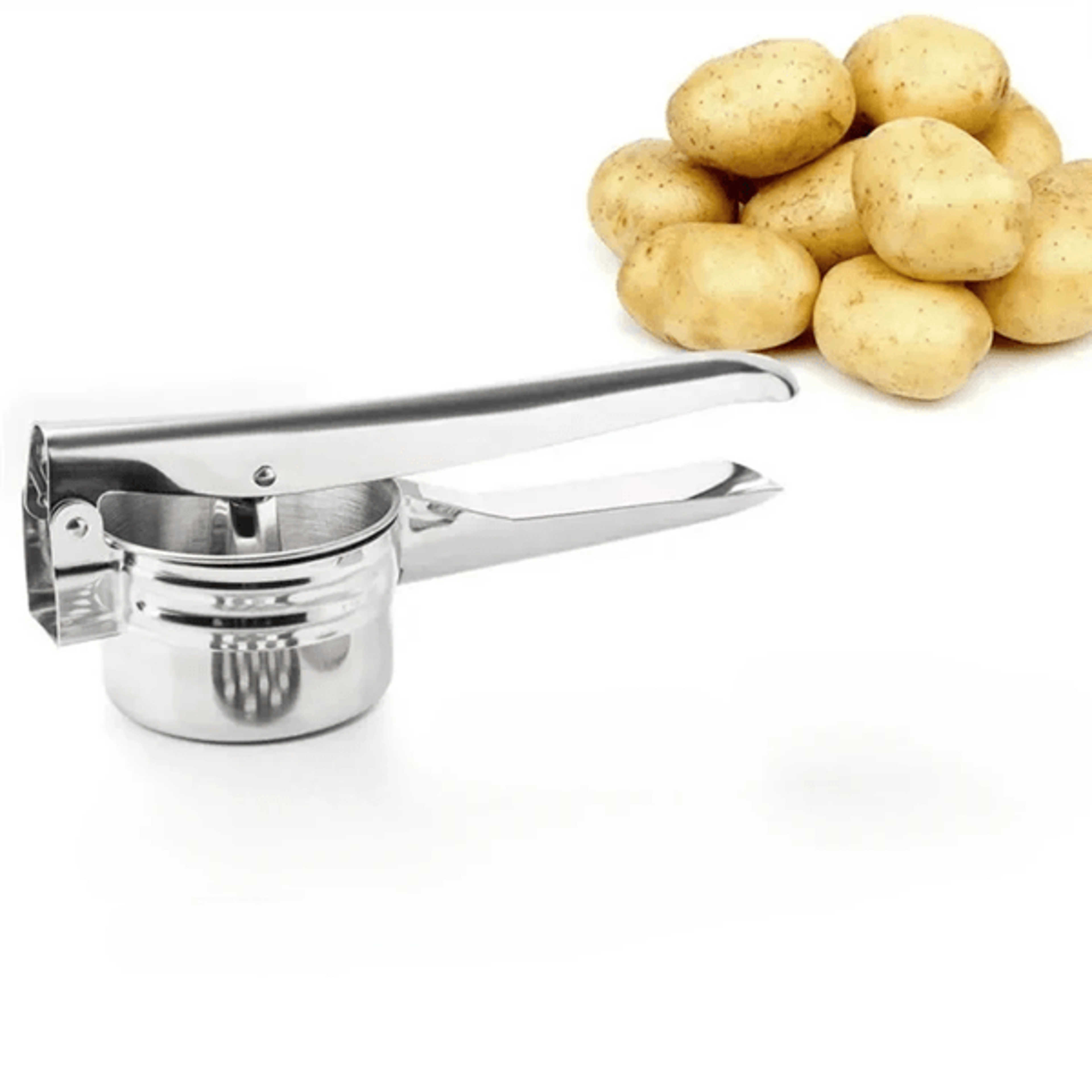 stainless steel potato ricer and heavy duty potato masher press