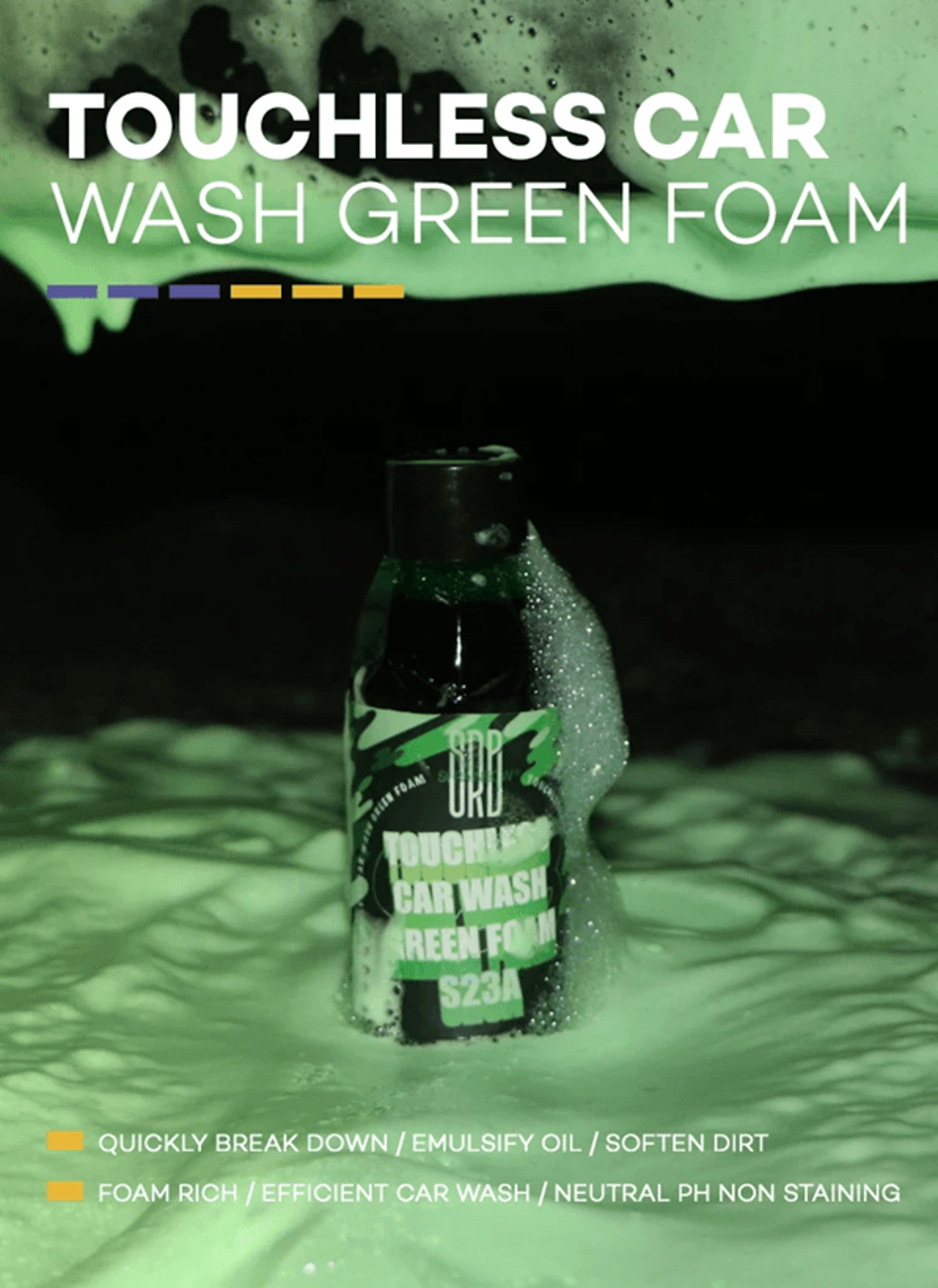 High Foam Car Wash Soap for Foam Cannon and Bucket Use