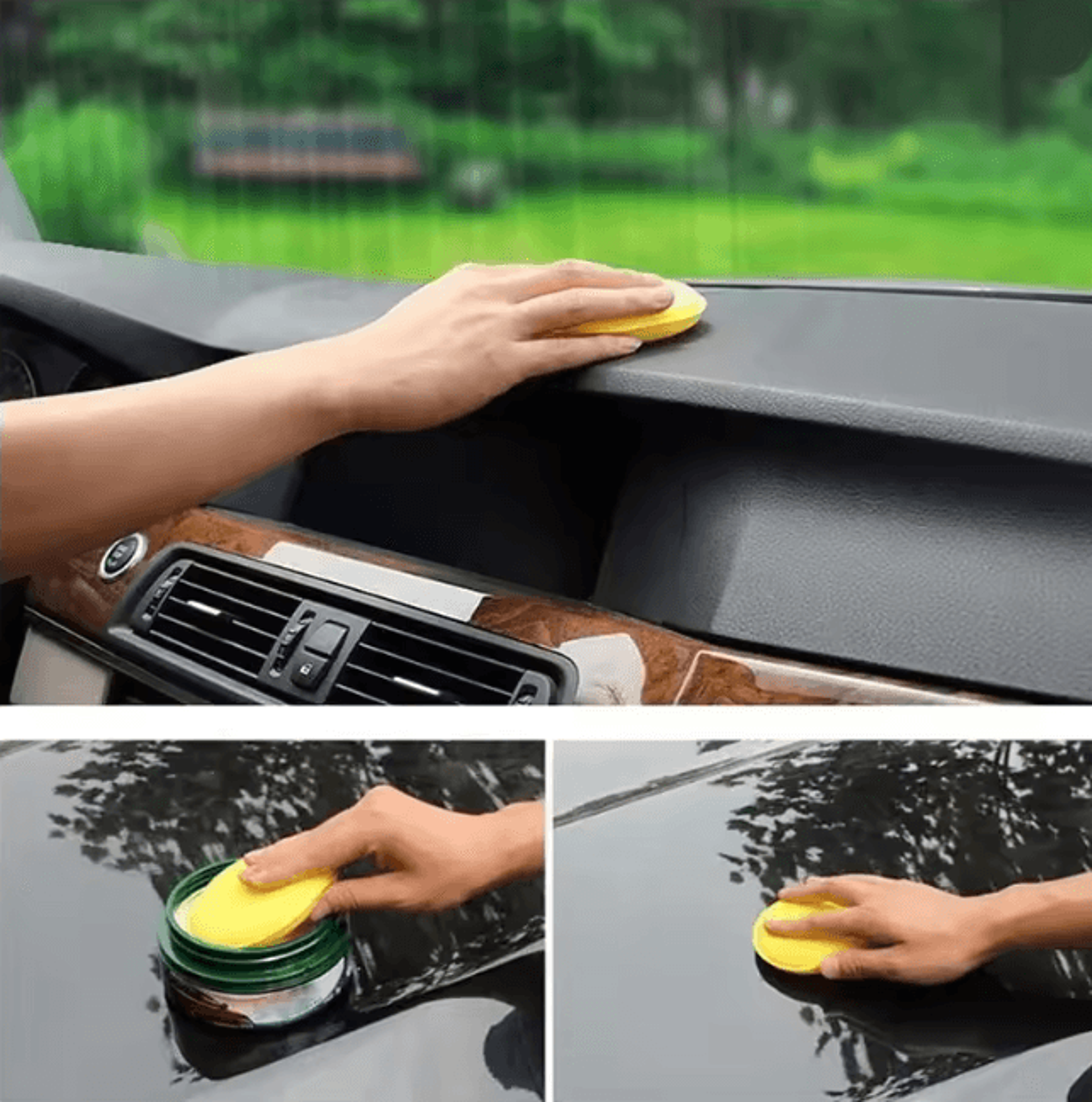 ProShine Car Wax Applicator Pads High Density Foam Polishing Sponges