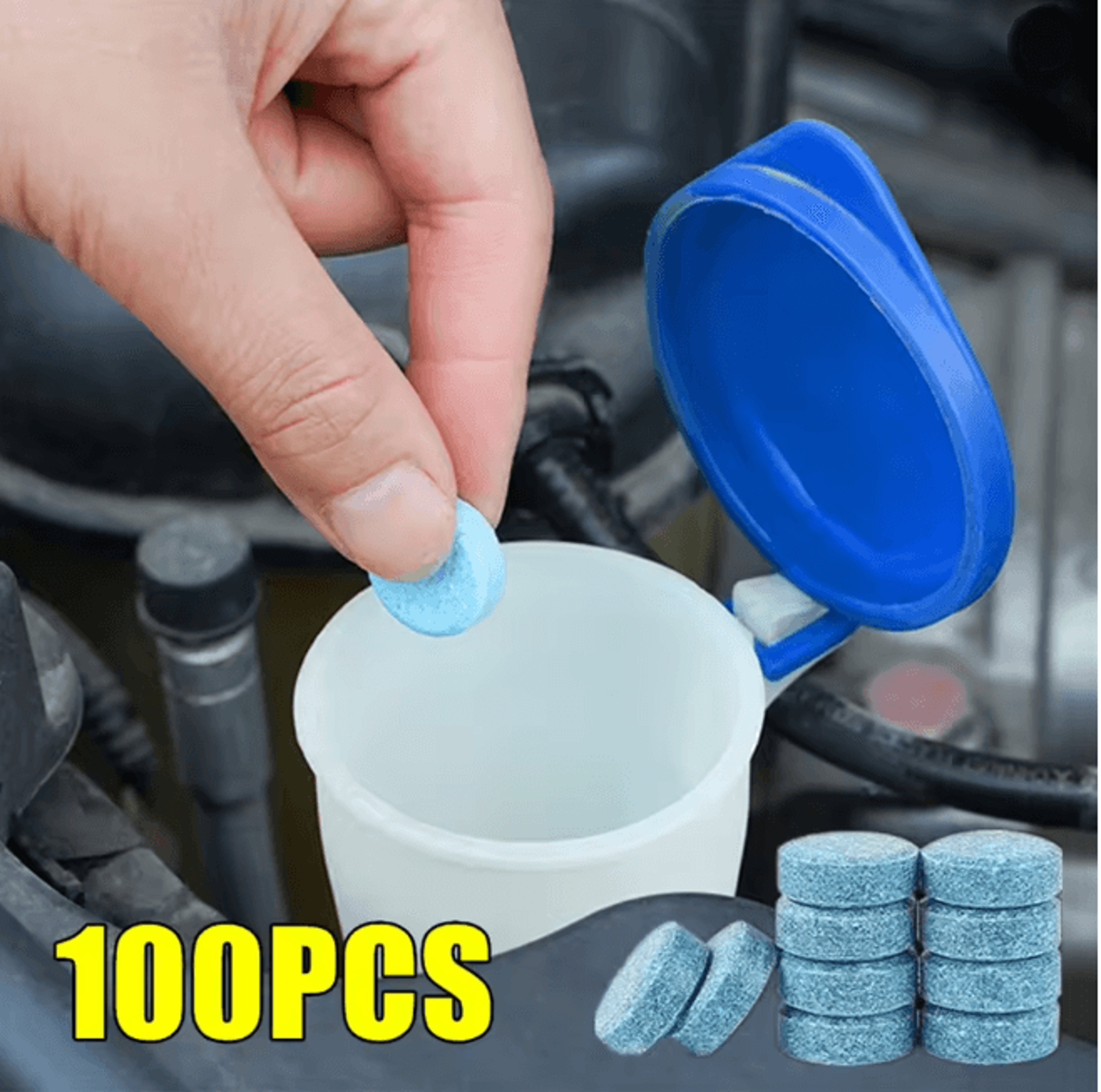 clearview windshield washer tablets for streak free glass cleaning