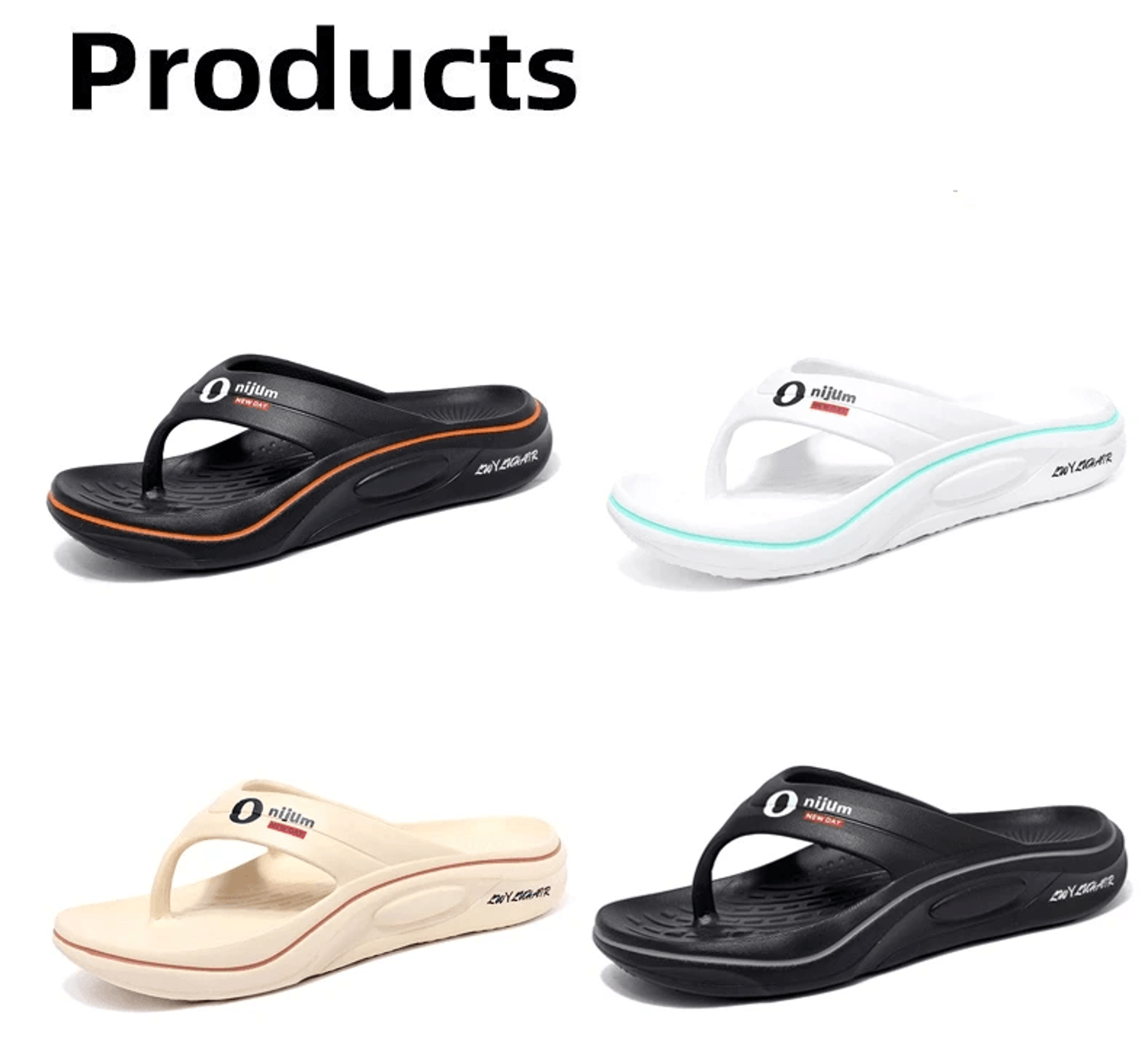 CloudStep Mens Comfortable Flip Flops Soft Beach Slides
