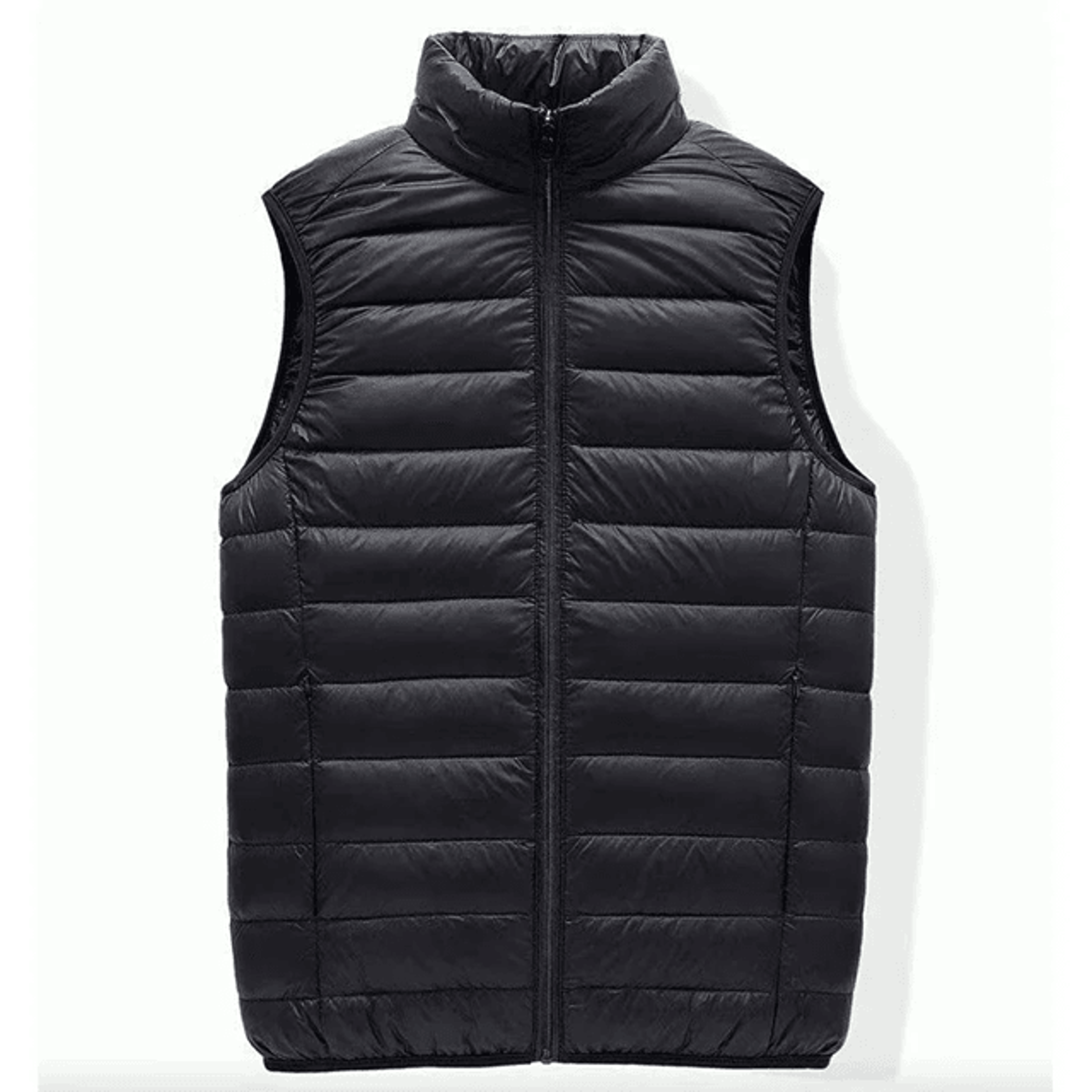 mens lightweight outdoor work vest sleeveless jacket with zipper pockets