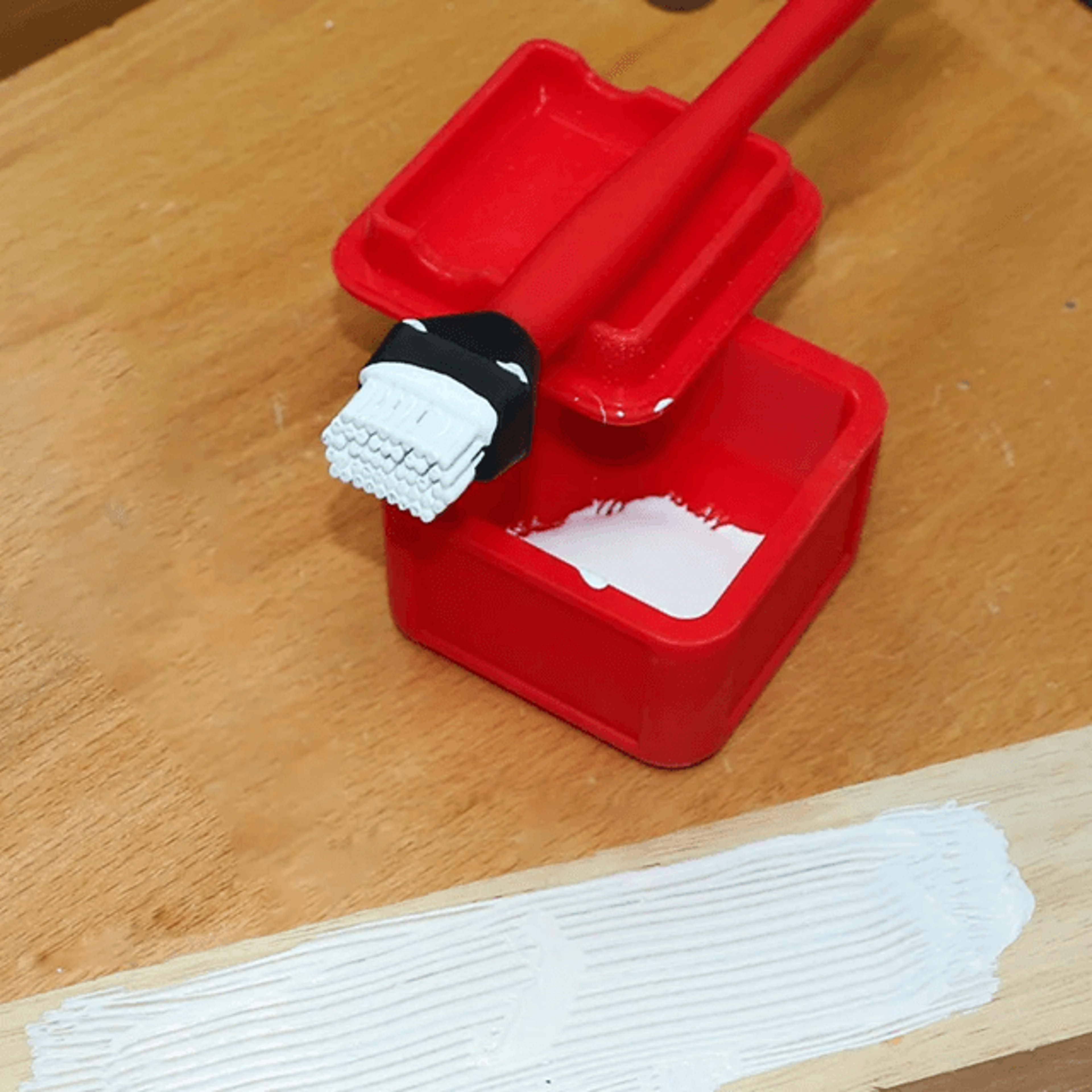 Silicone Woodworking Glue Brush Kit with Sealable Glue Pod 2 Piece Set