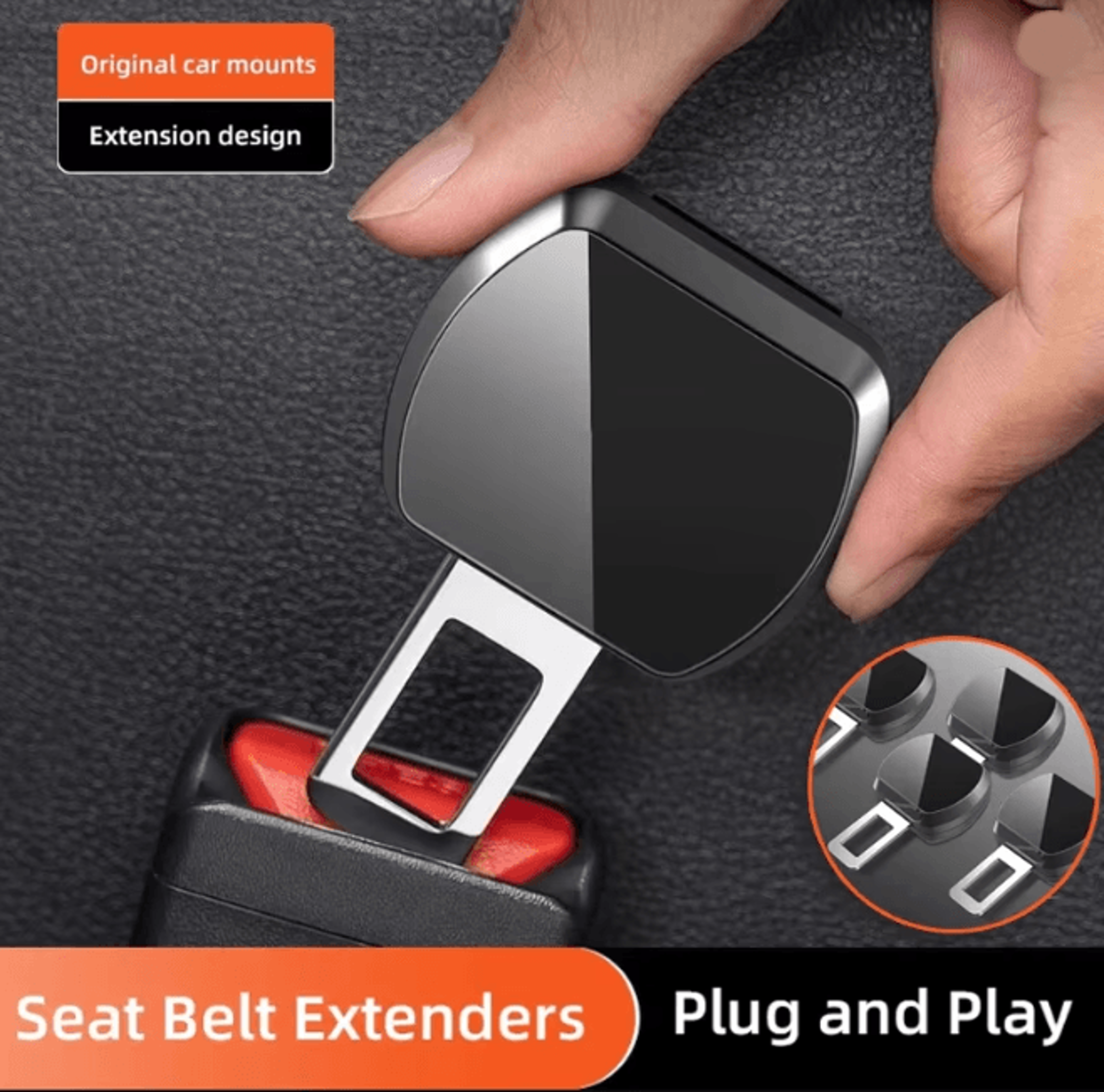 universal car seat belt extender clip alloy seat belt extension buckle for safer comfortable driving
