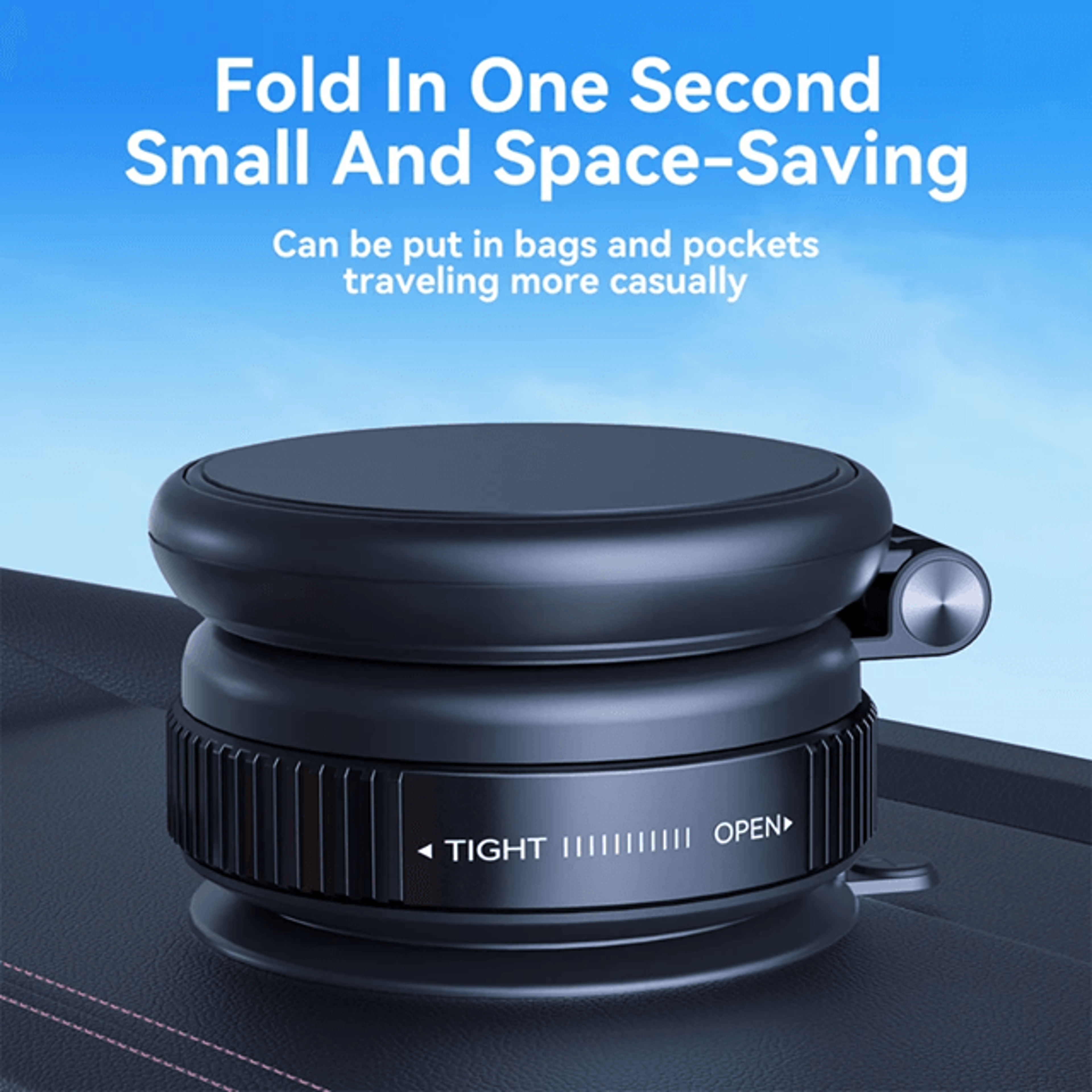 flexview vacuum suction car phone holder 360 rotating mount