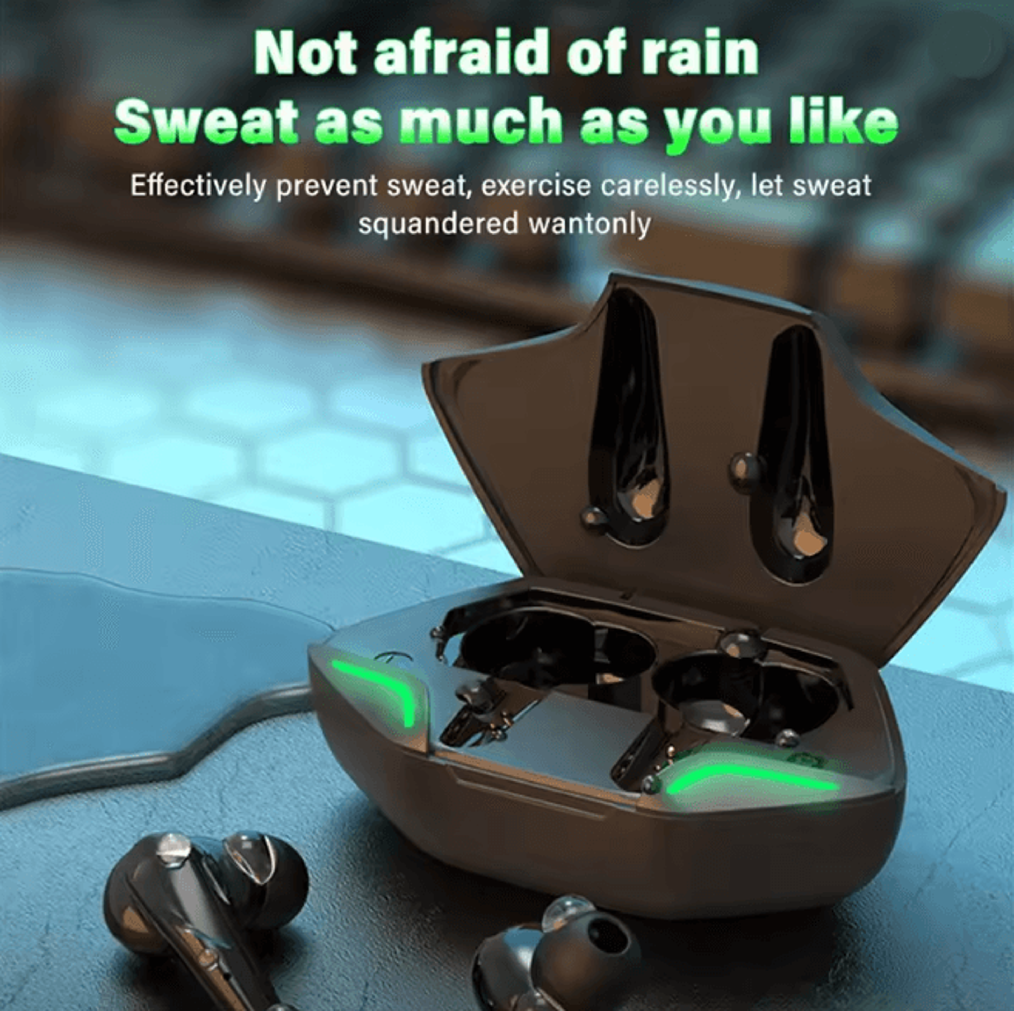 wireless bluetooth gaming earbuds noise cancelling in ear headphones
