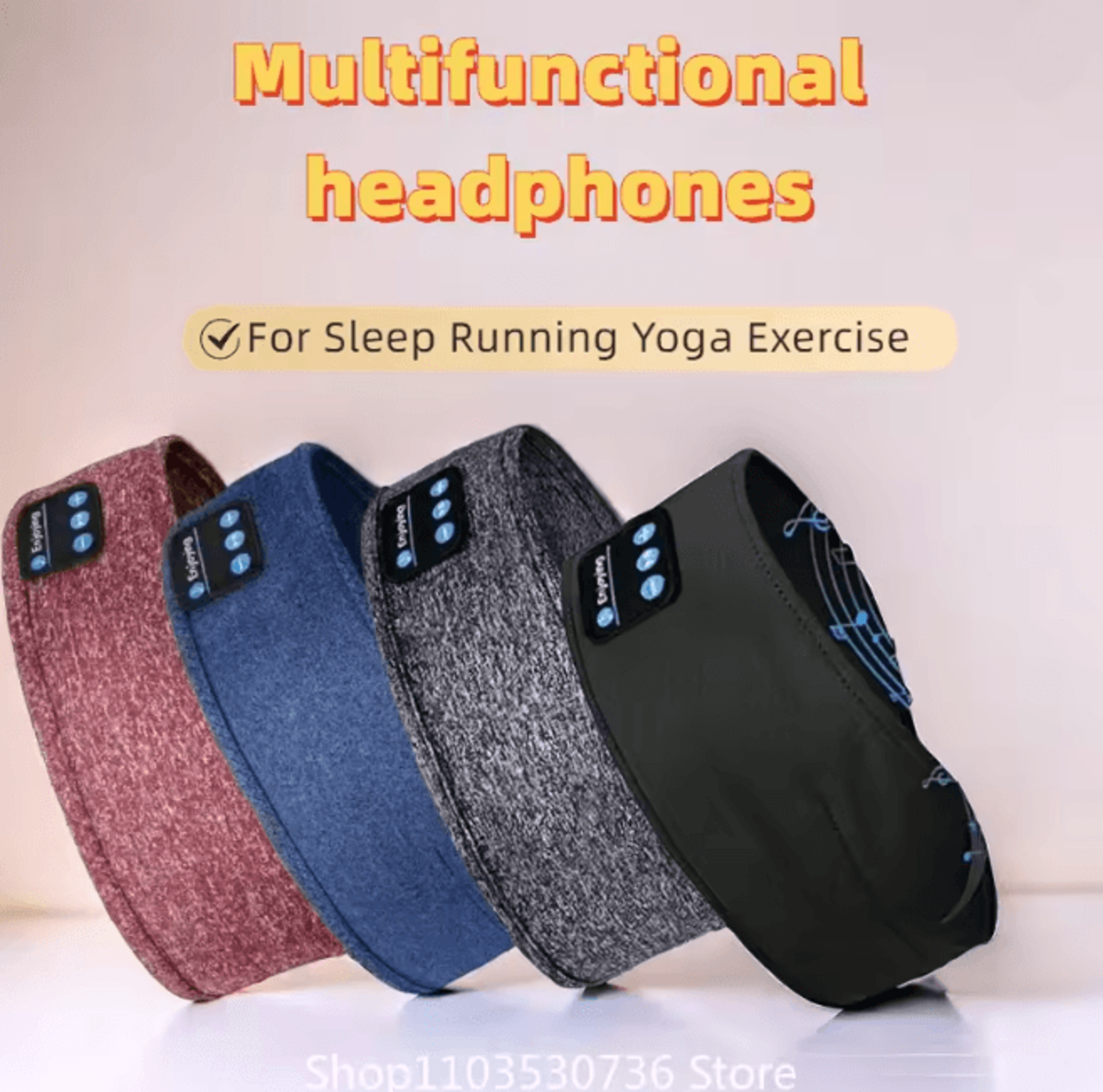 bluetooth sleep headphones headband wireless music sleep mask