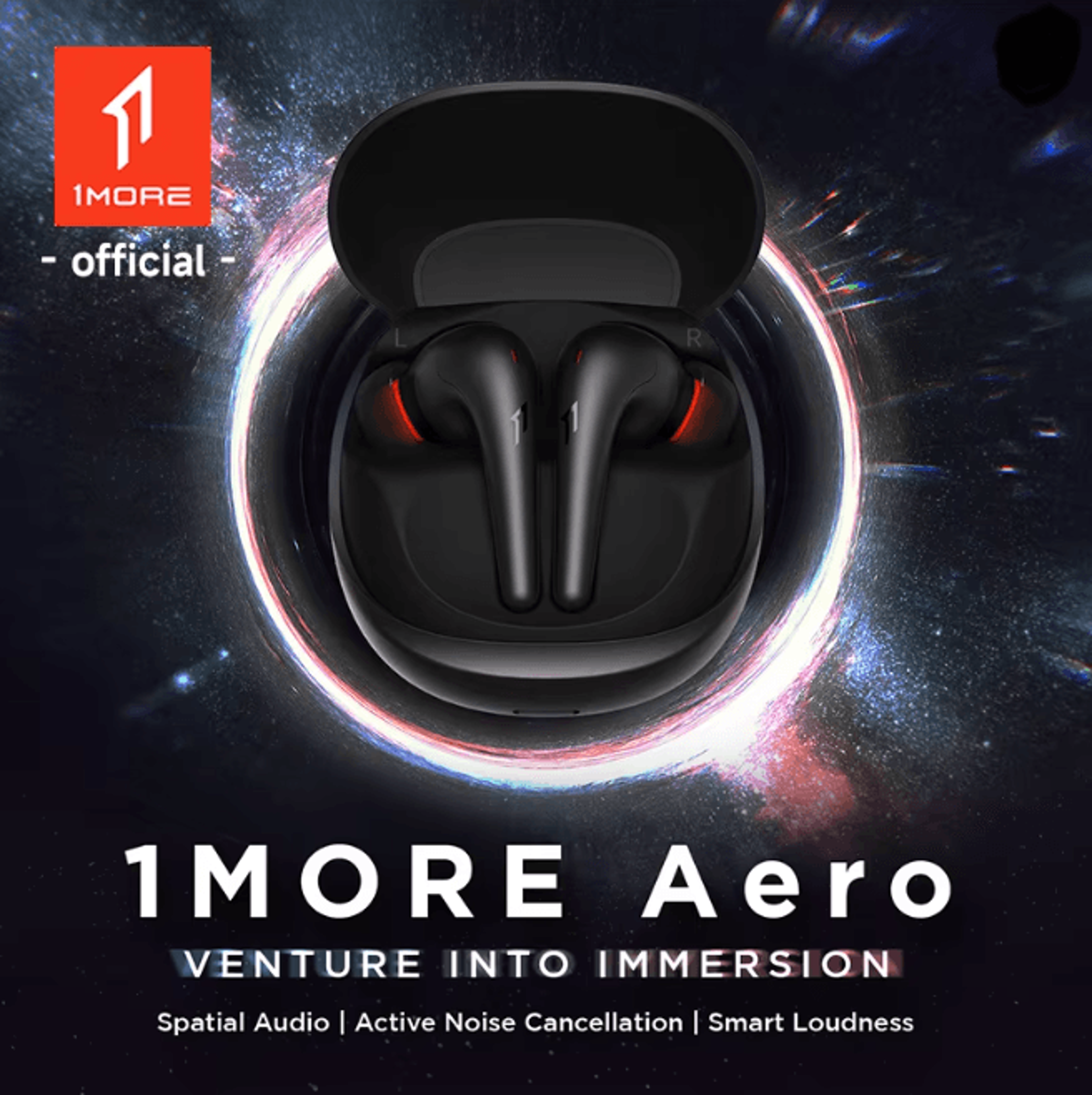 1MORE Aero Wireless Noise Cancelling Bluetooth Earbuds