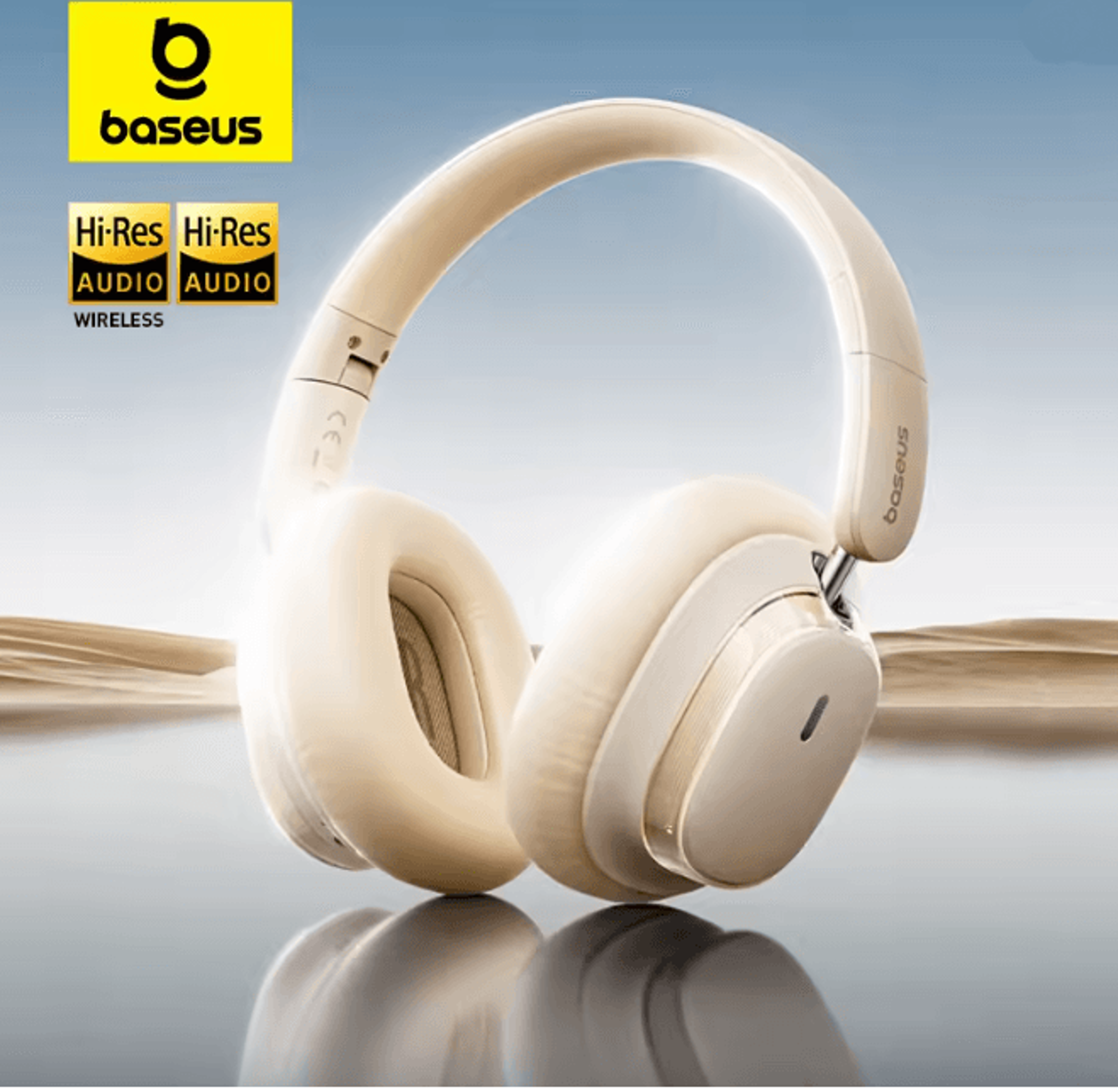 baseus bowie h1s wireless noise cancelling over ear headphones