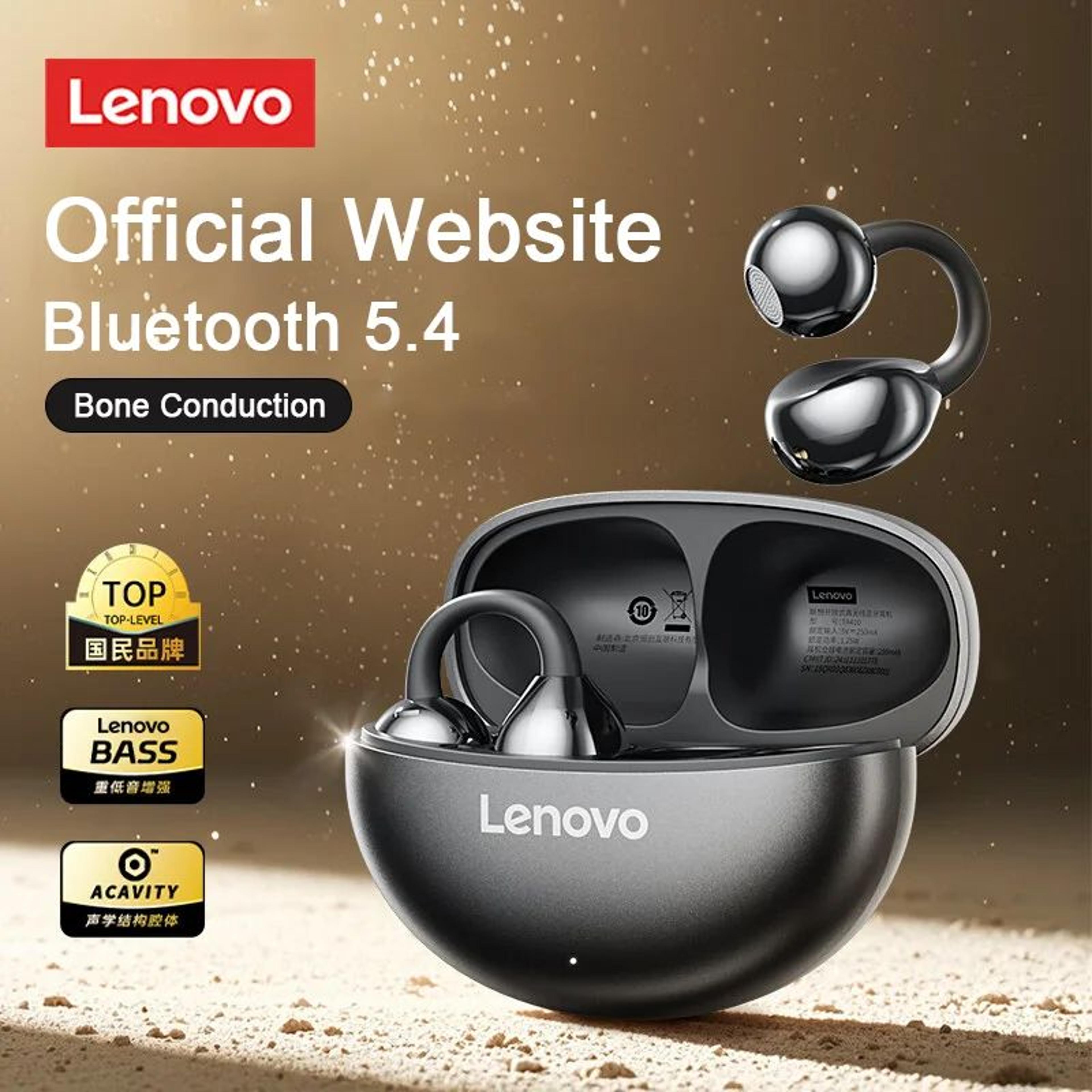 lenovo ta410 open ear bone conduction wireless earbuds with bluetooth