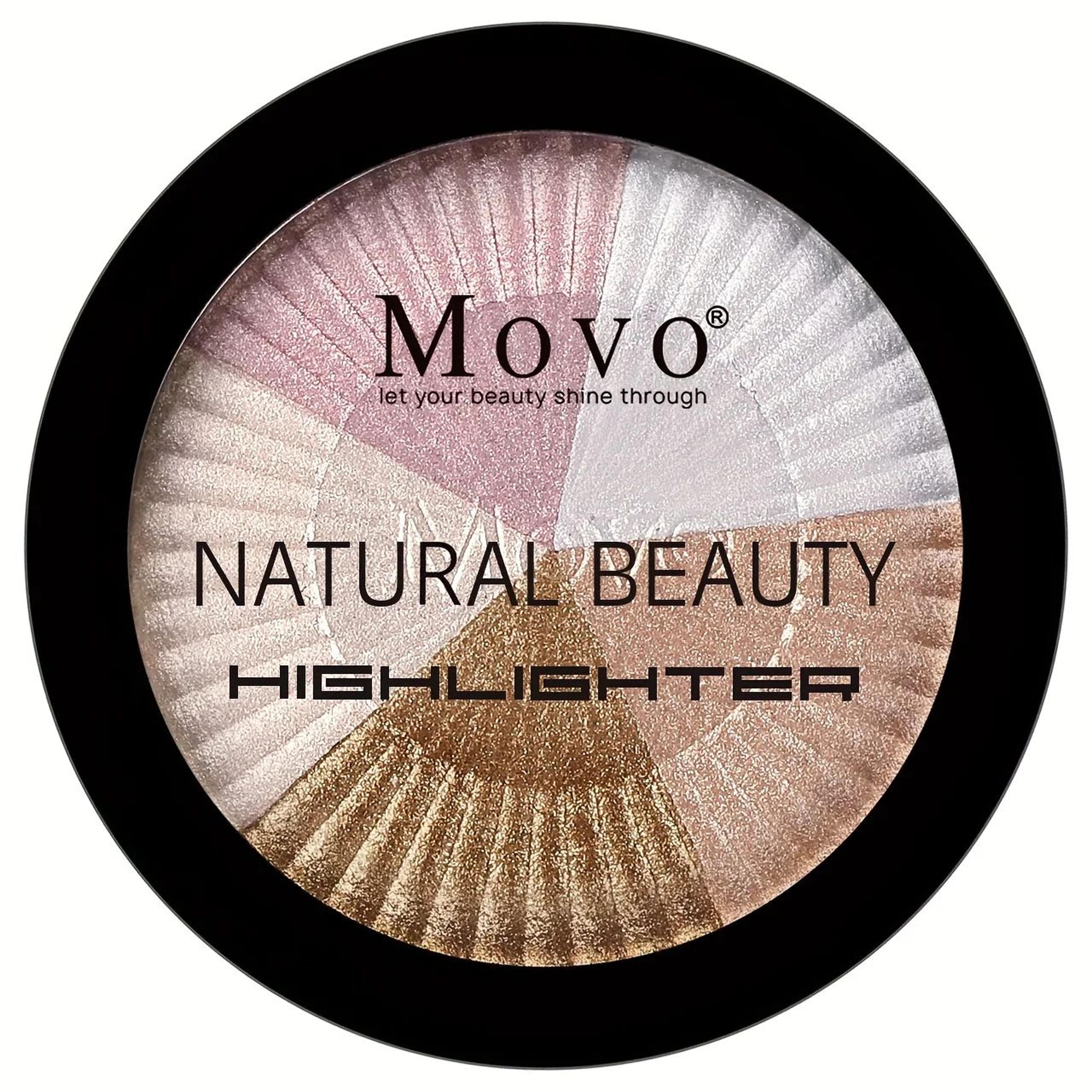 5 Color Highlighter Palette Shimmer Face Highlighter Makeup Palette