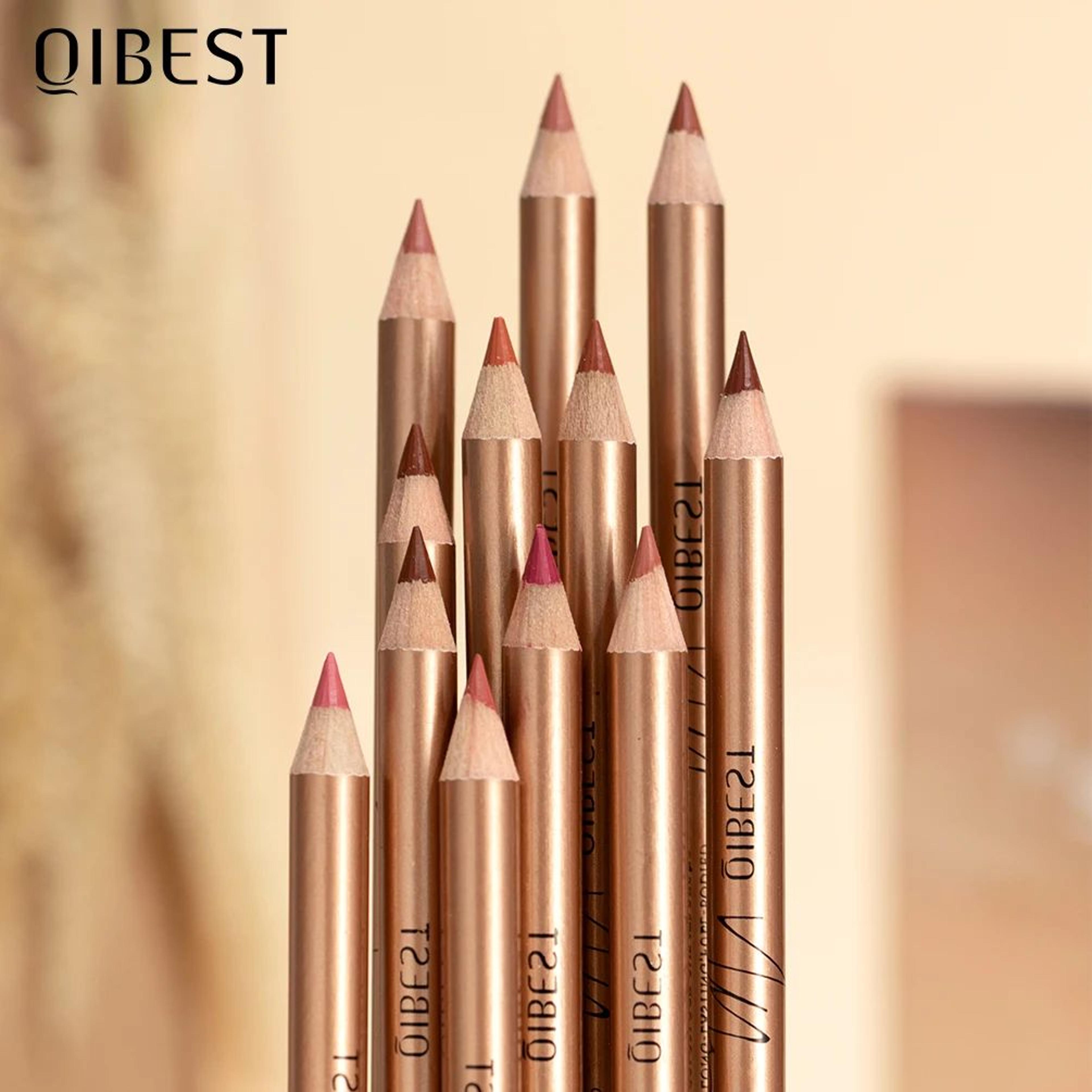 12 Color Lip Liner Pencil Set Long Lasting Matte Lip Liner Collection