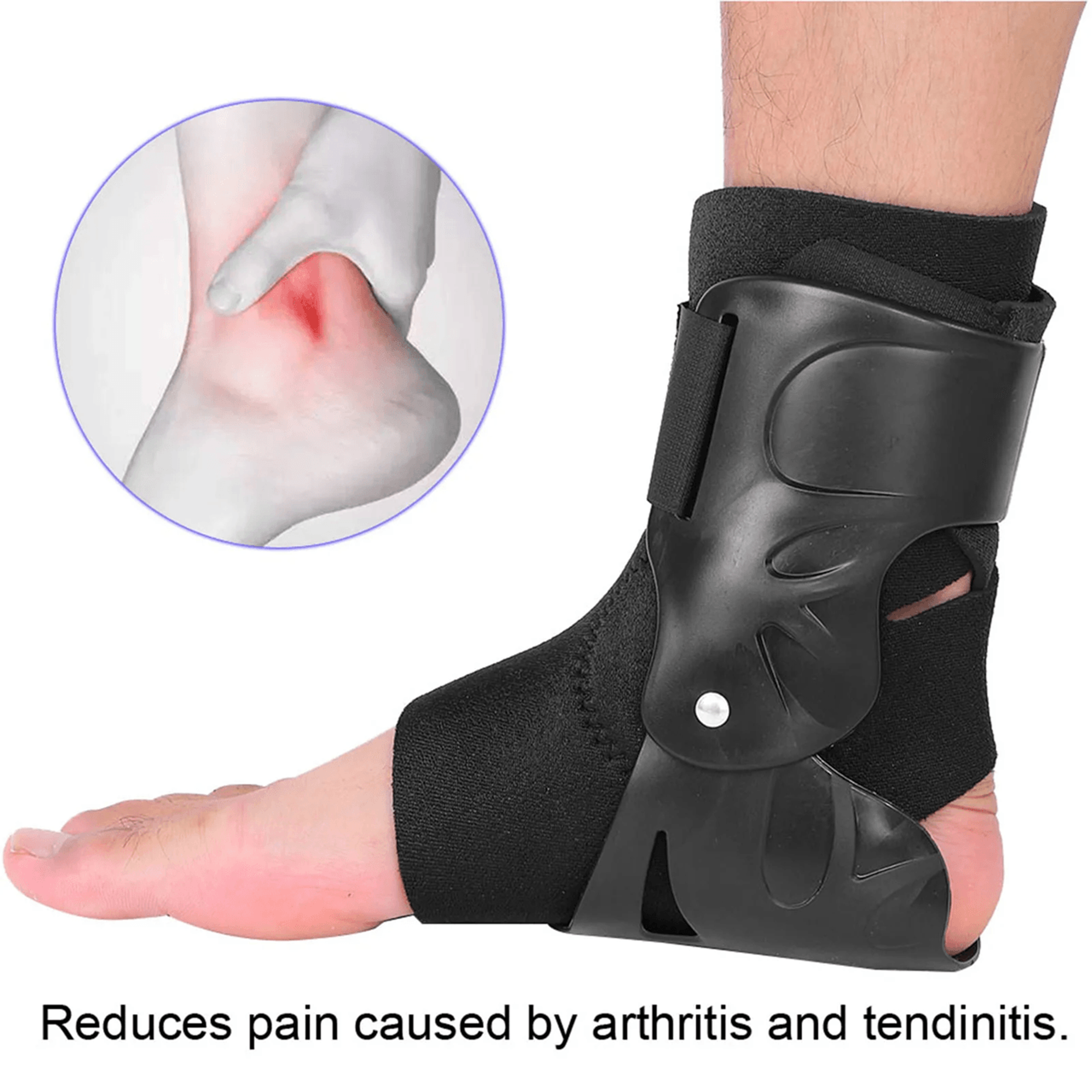 flexguard compression ankle support brace adjustable foot stabilizer
