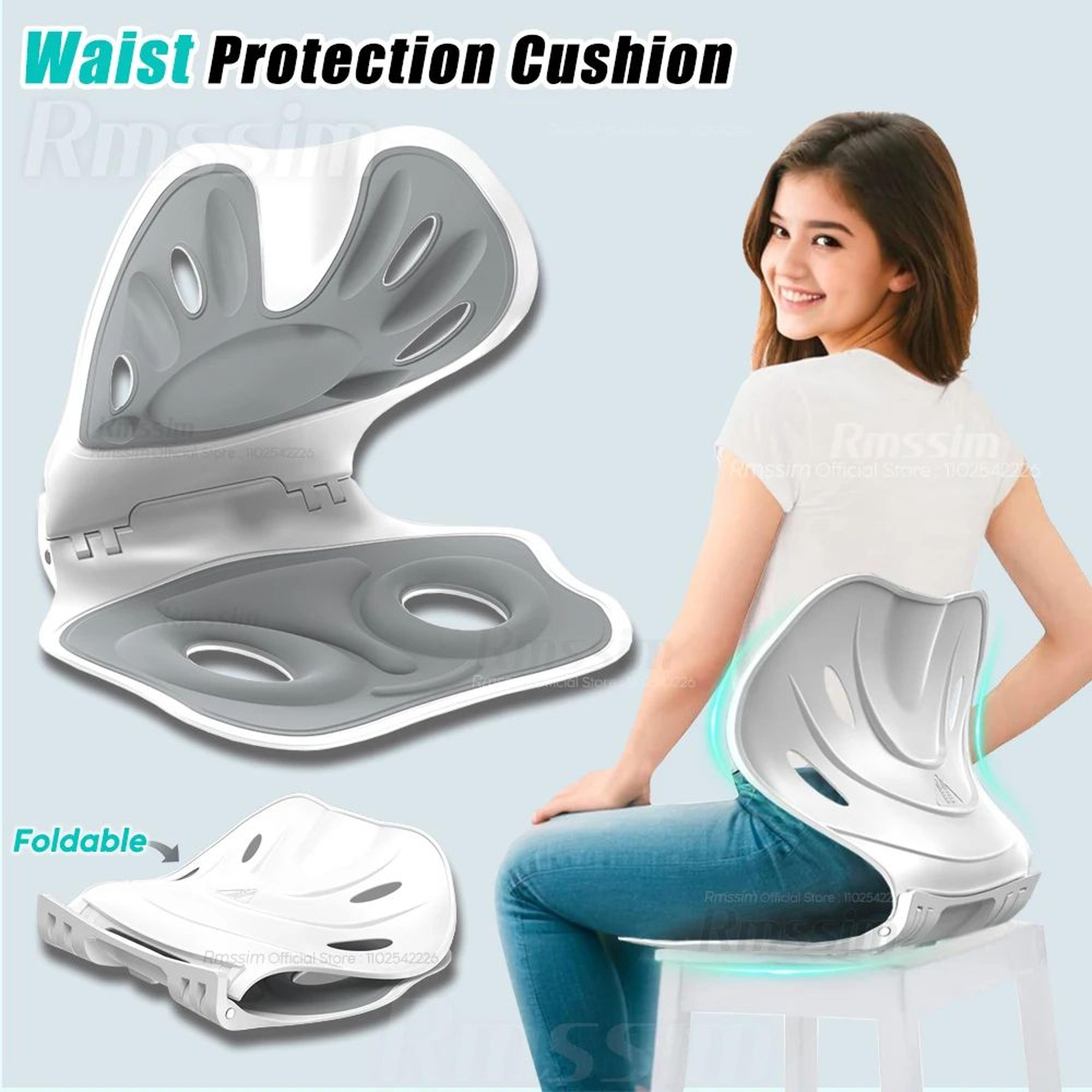 ergoalign posture support cushion lumbar support cushion for posture correction and lower back pain relief