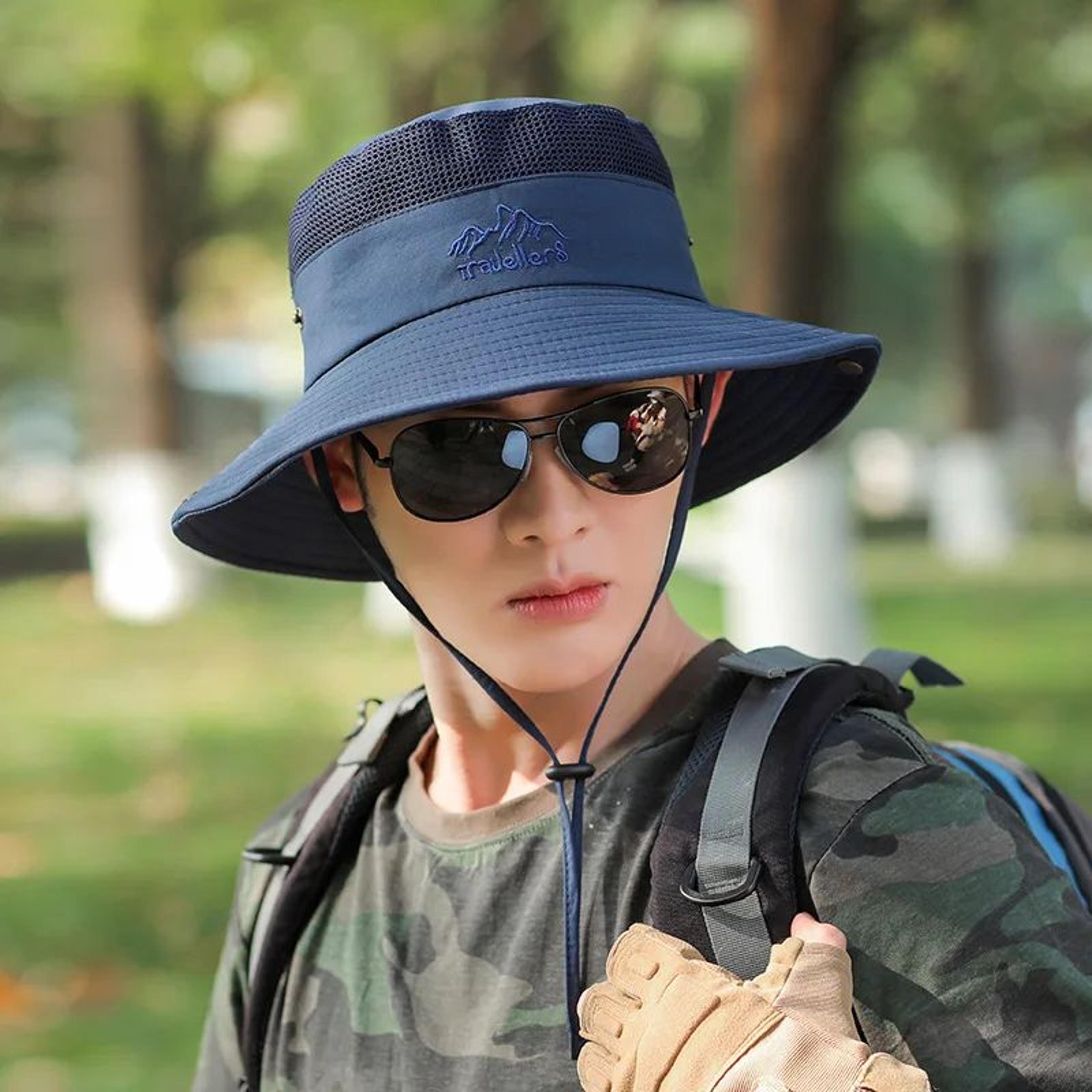 outdoor quick dry bucket hat breathable sun protection fishing hat