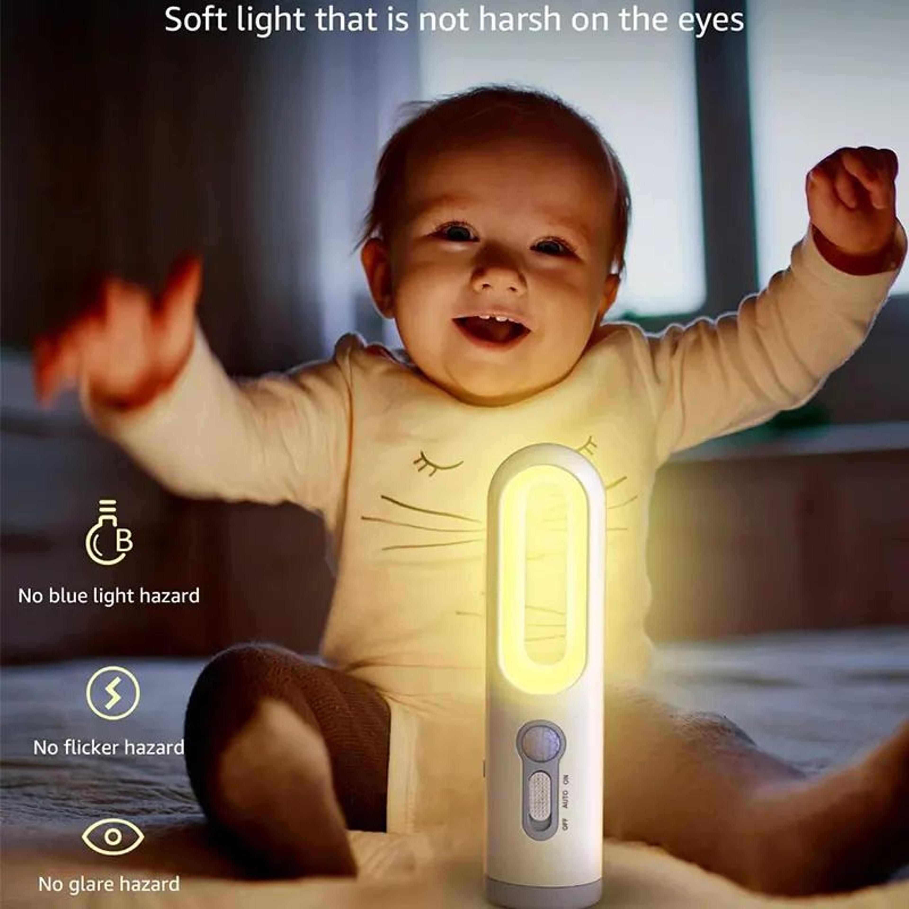 motion sensor night light portable led night light with flashlight
