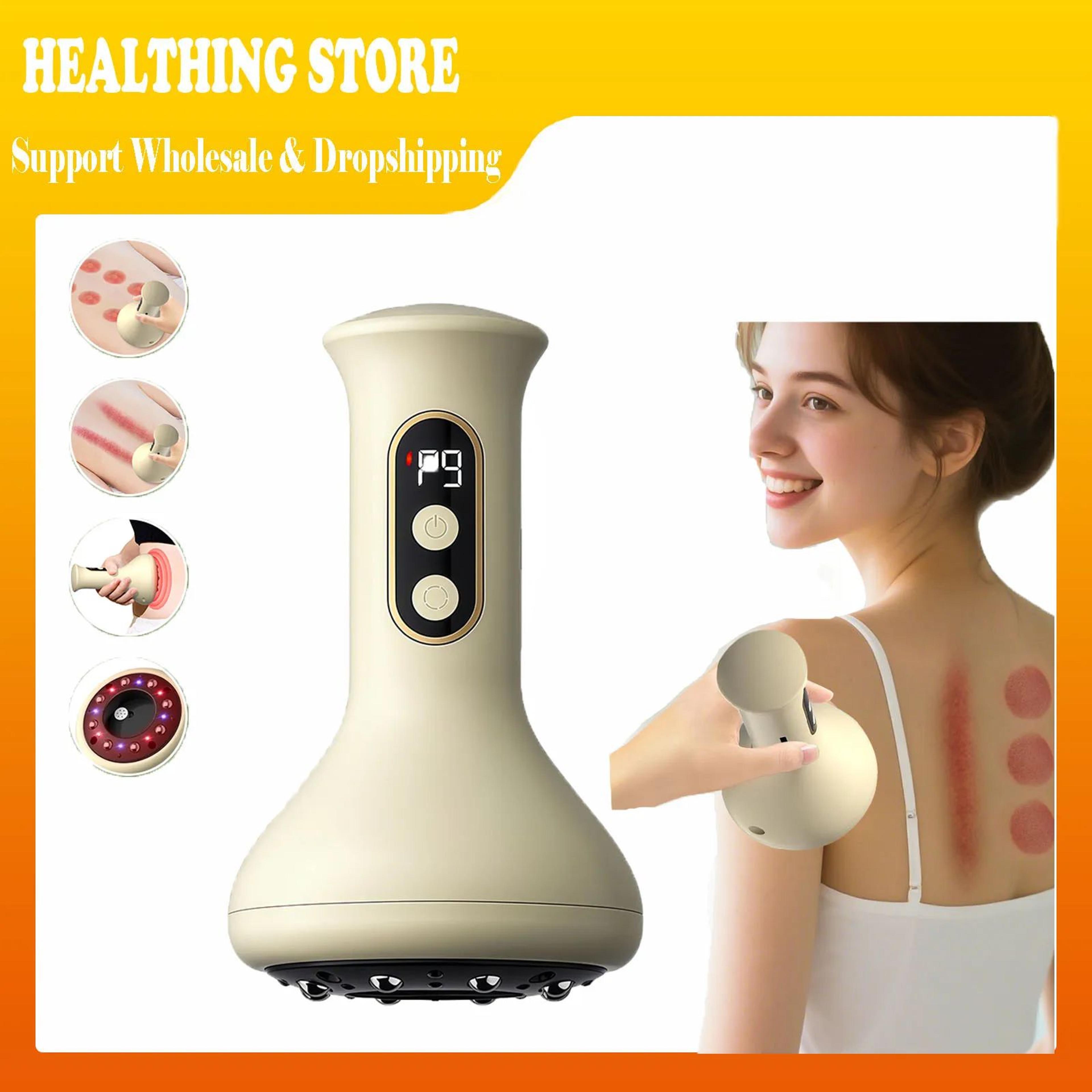 electric cupping massager 9 level smart vacuum therapy massager with heat