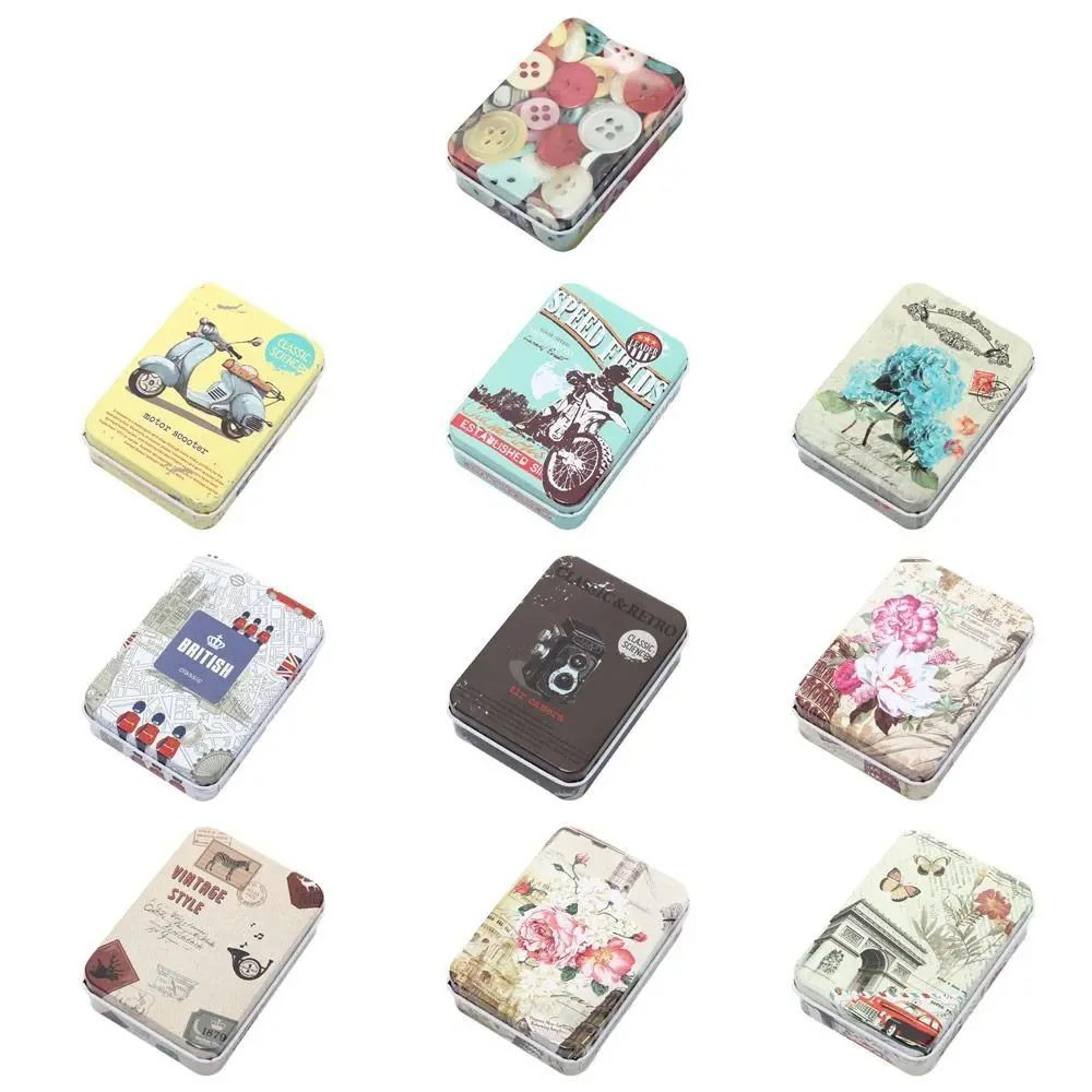 aluminum candle tin jar refillable cosmetic storage container with lid