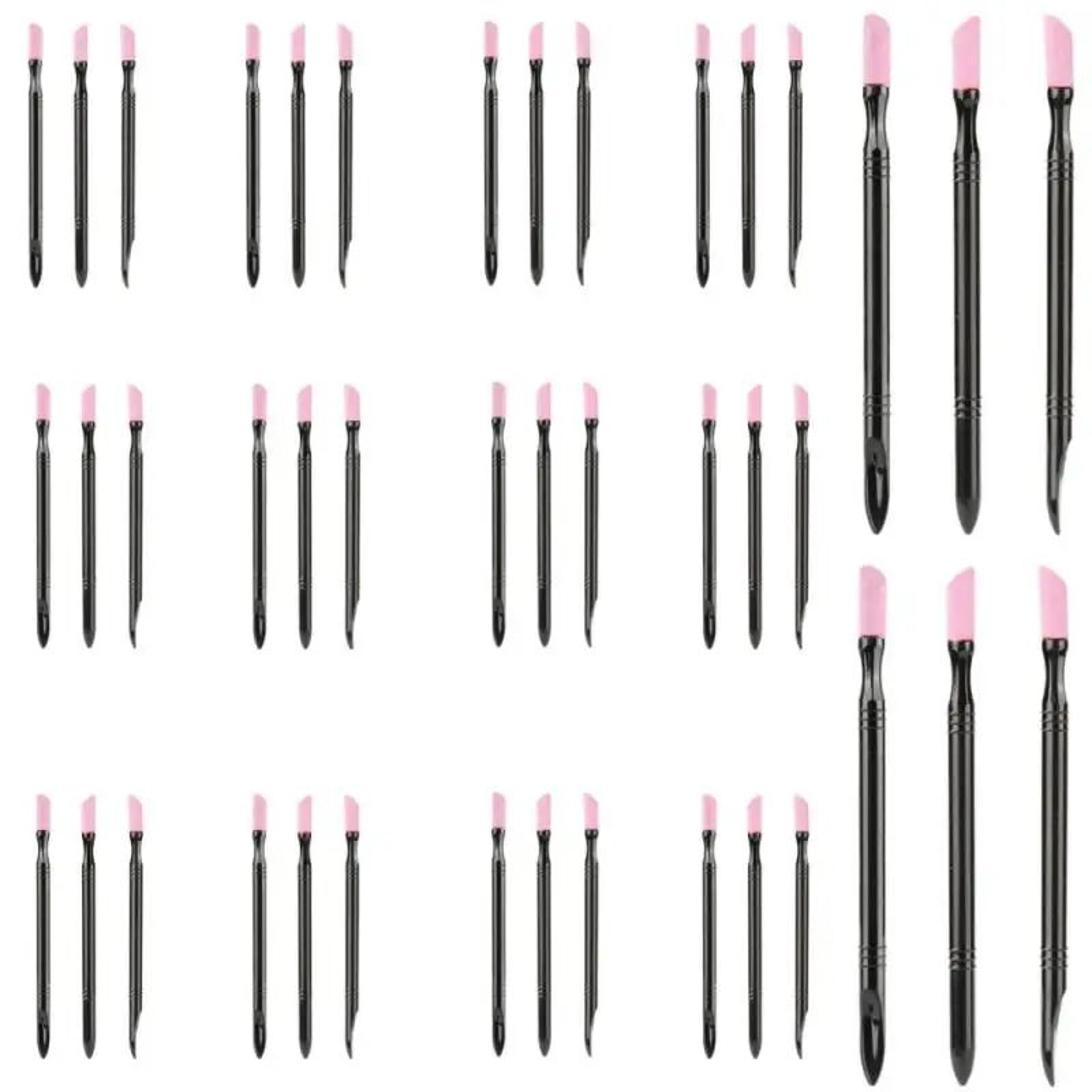 Double End Quartz Cuticle Pusher Nail Dead Skin Remover Tool