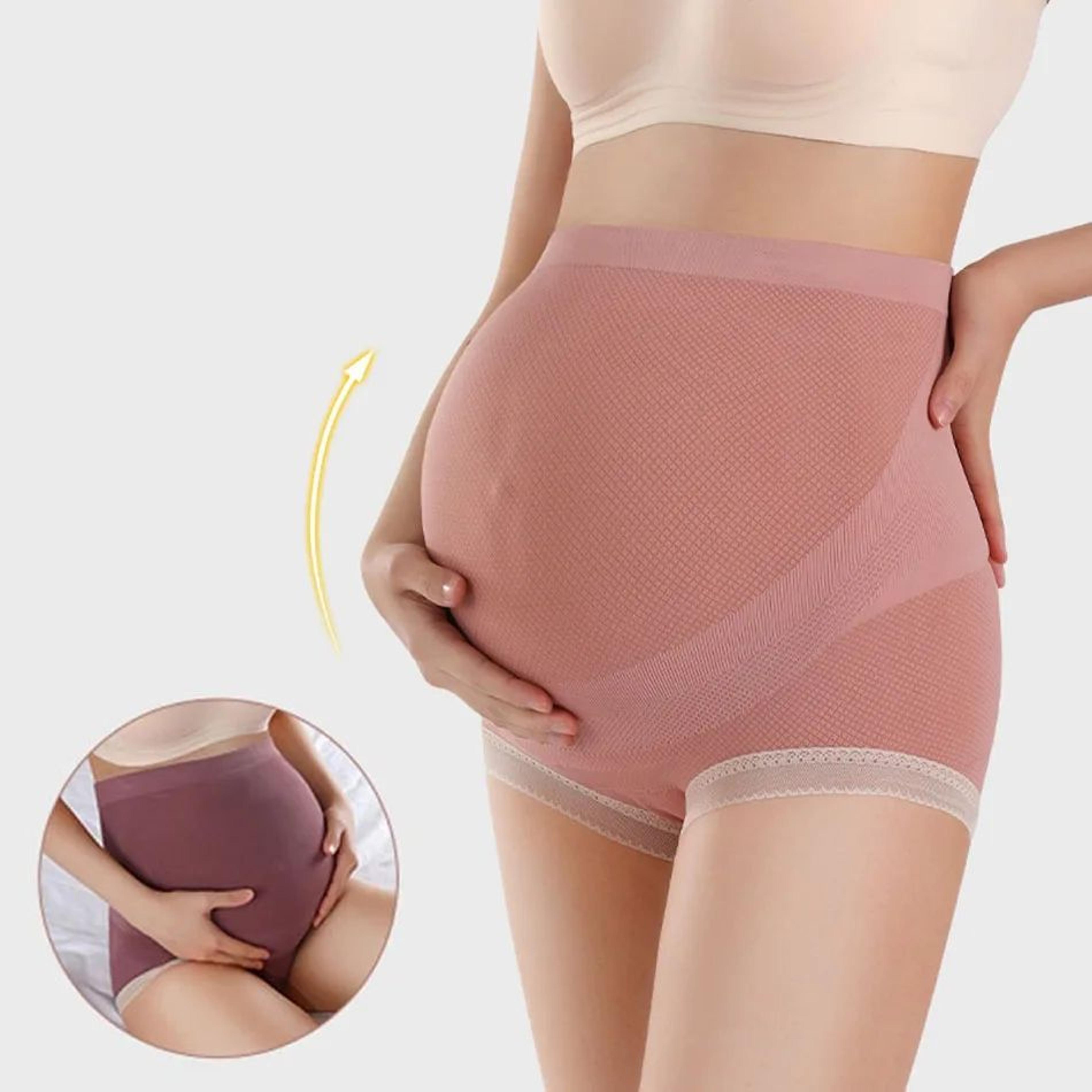 ComfortFlex High Waisted Maternity Panties With Gentle Belly Support