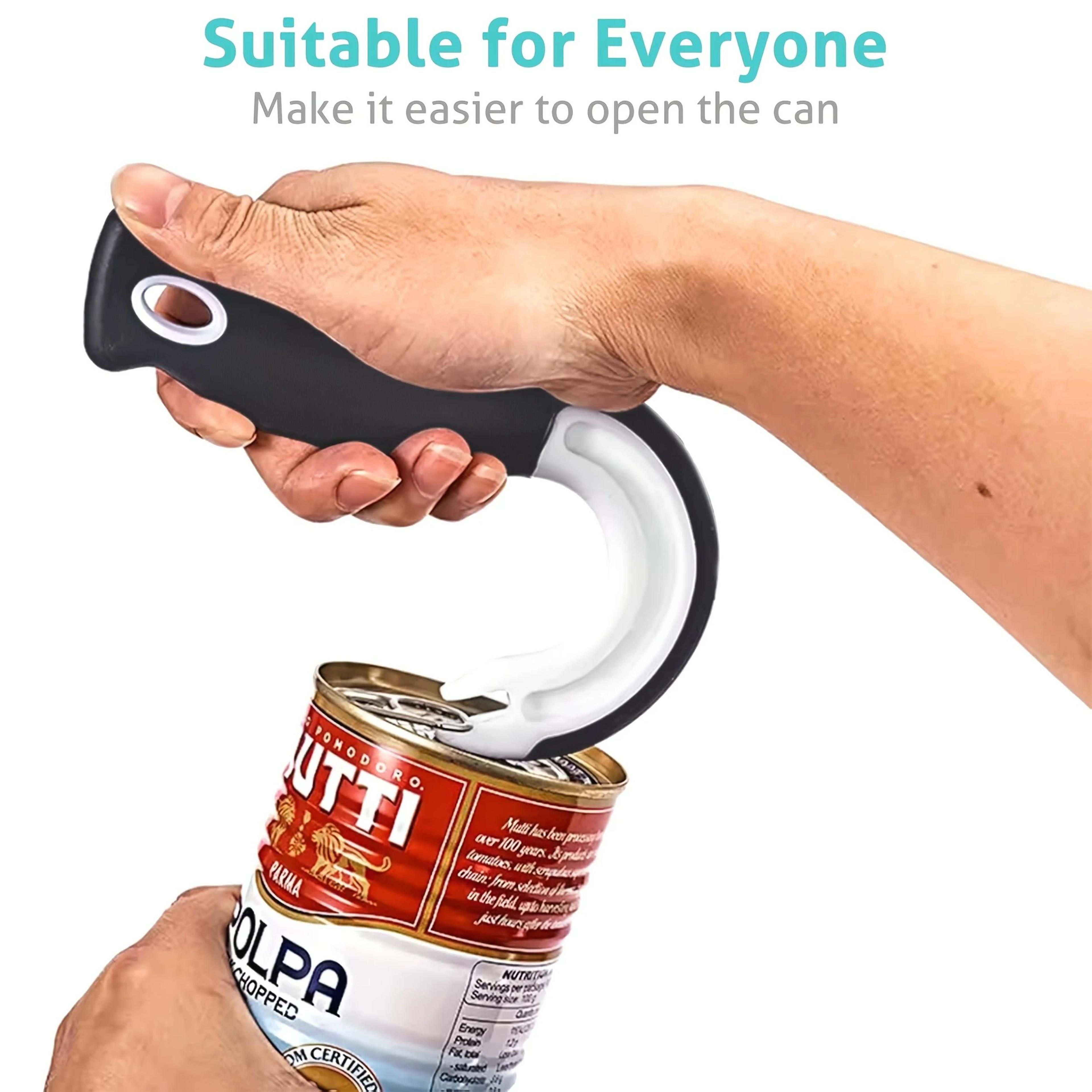 easy grip can opener tool for soda tabs and bottle caps