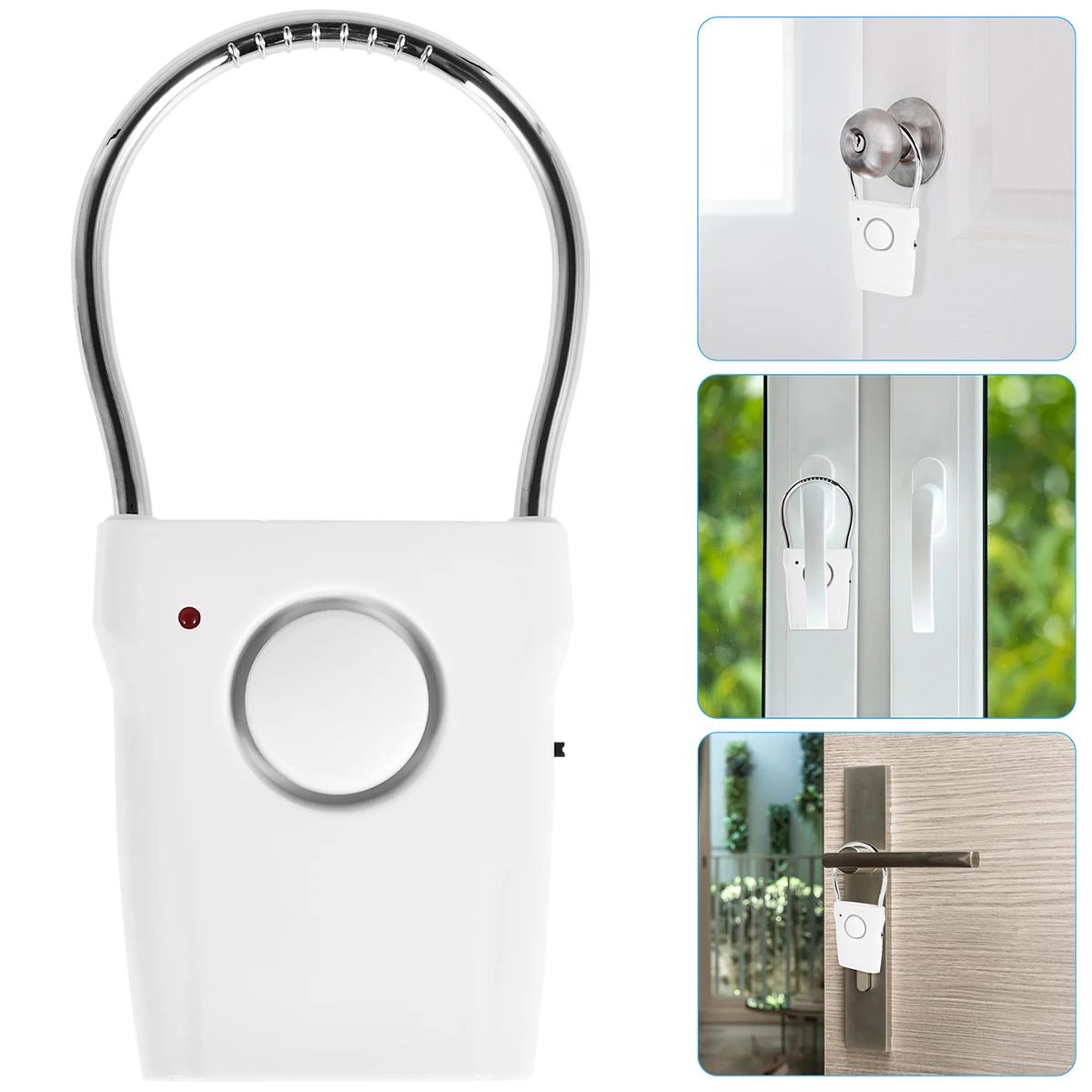 securealert door handle alarm with loud security protection for travel and home
