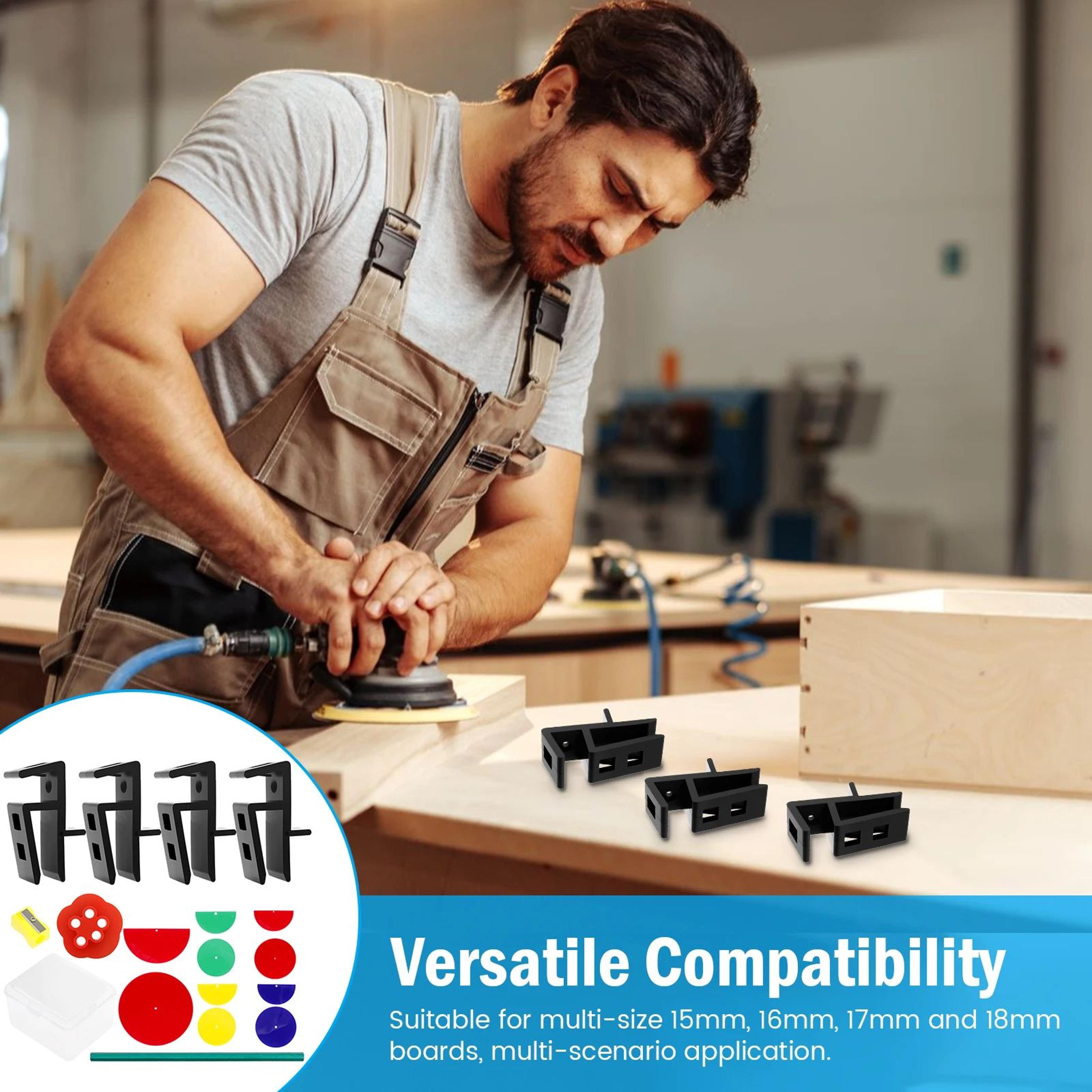 adjustable carpentry scribe tool for cabinet installation and precision wood fitting