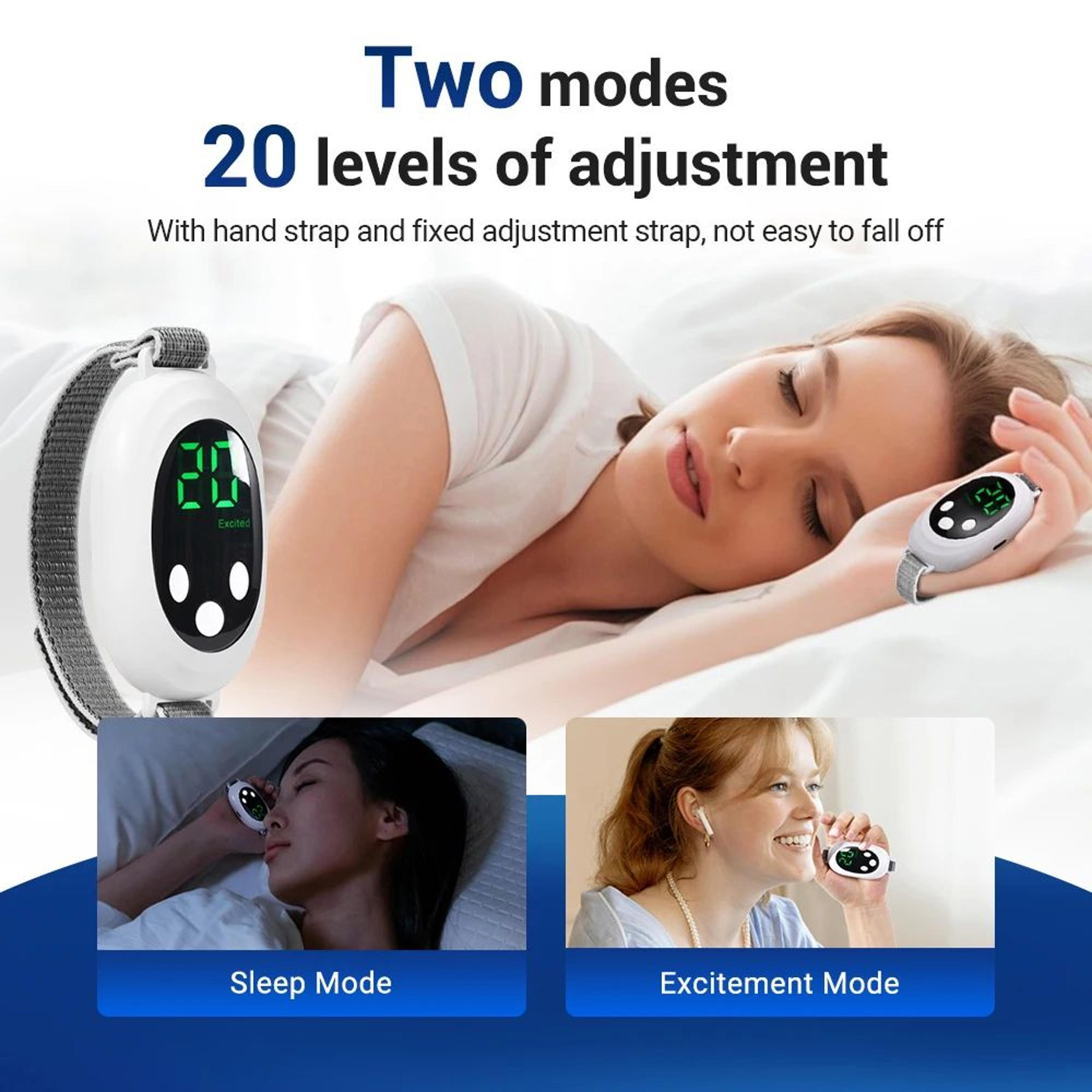 microcurrent sleep aid device for relaxation and stress relief massage