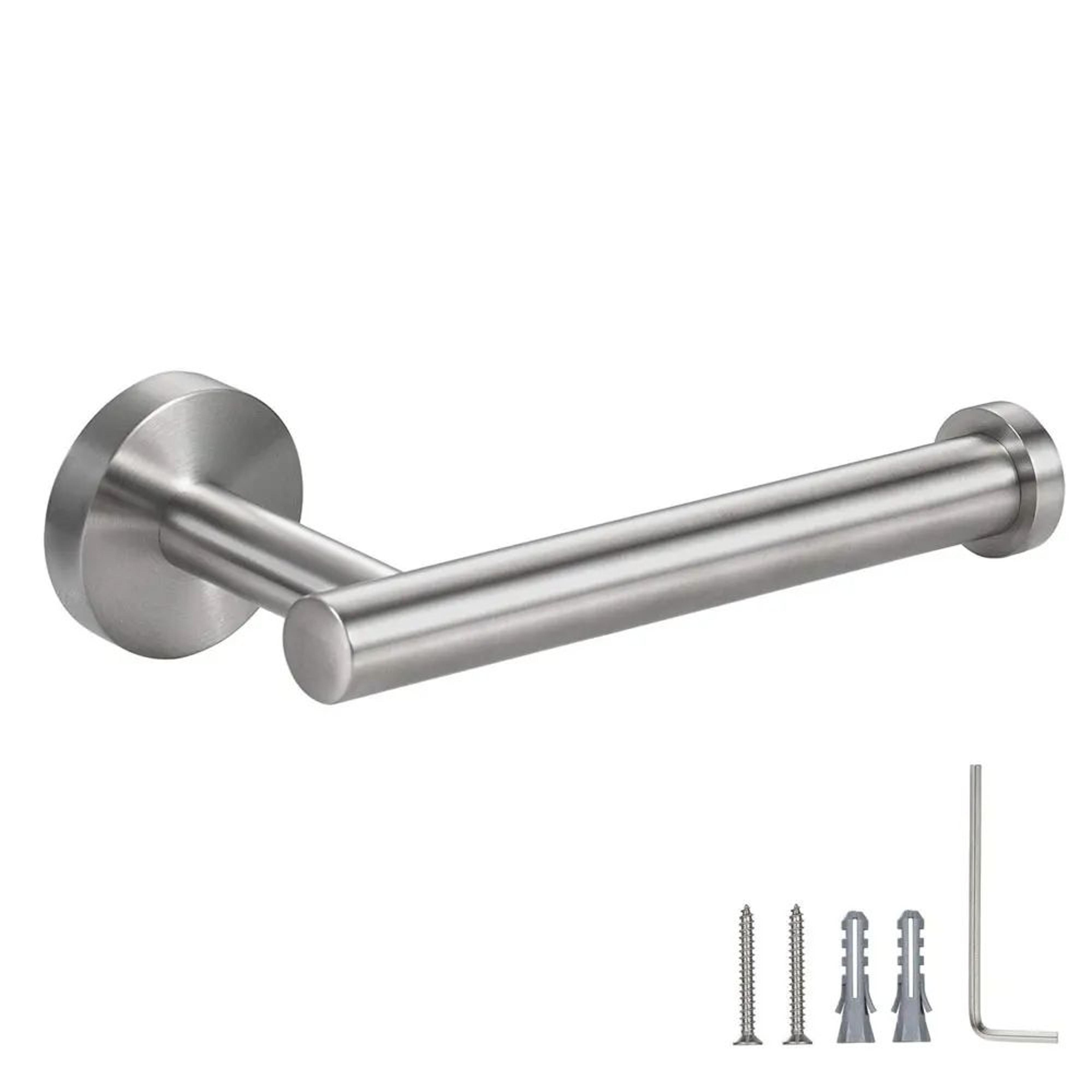 stainless steel toilet paper holder wall mount bathroom tissue rack