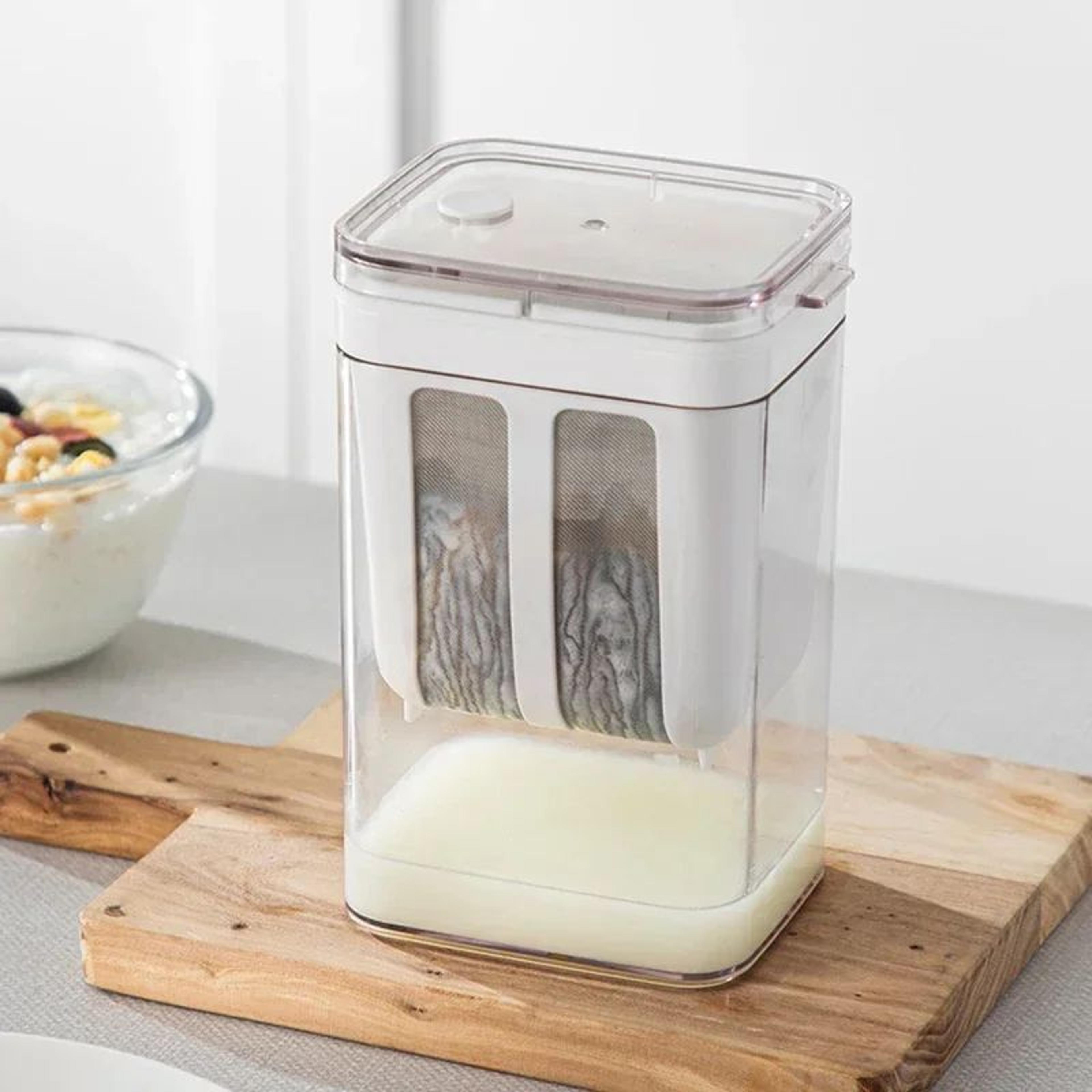 stainless steel greek yogurt maker strainer for thick creamy yogurt