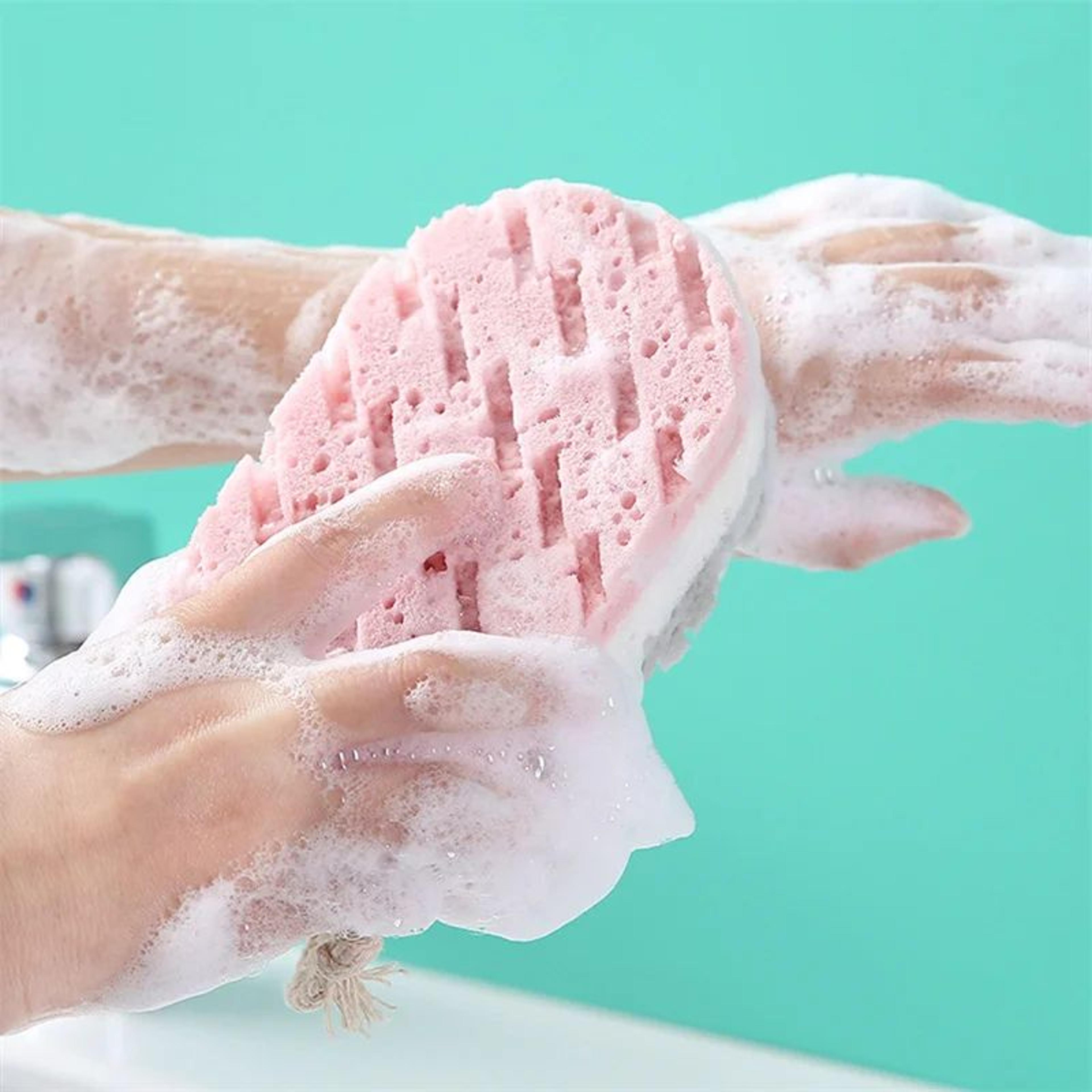 exfoliating bath sponge ball body scrubber massage shower loofah brush