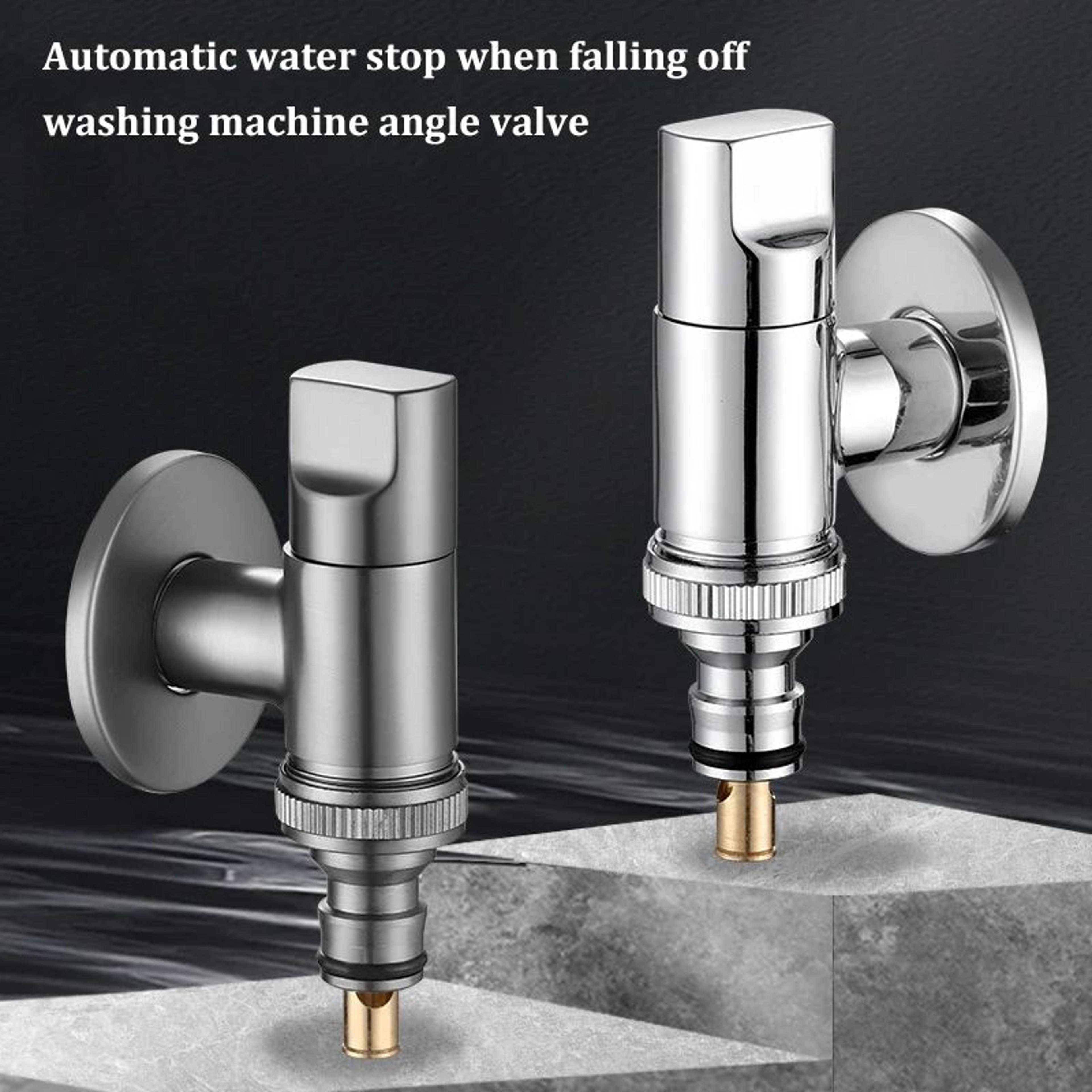 automatic water stop washing machine faucet valve connector