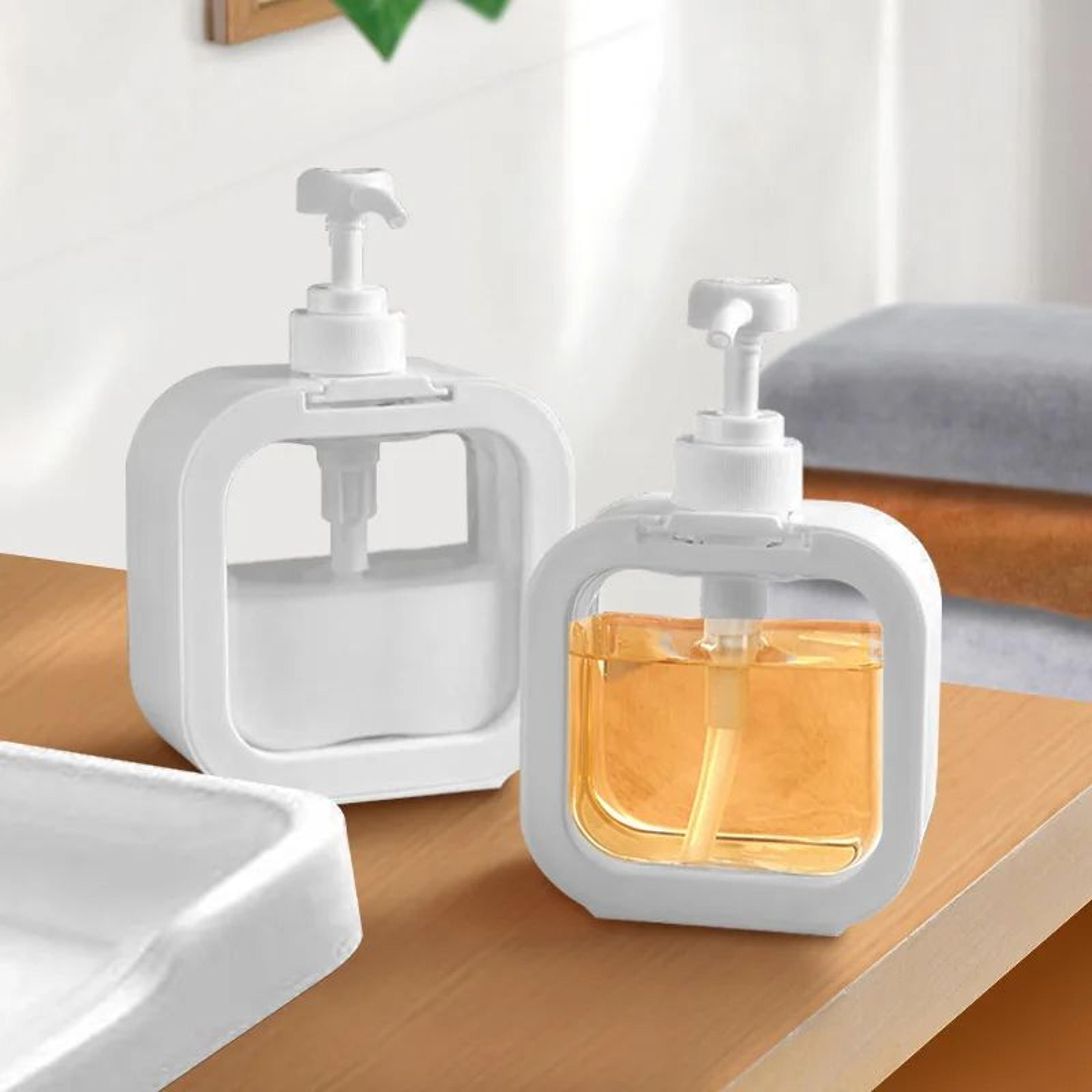 transparent soap dispenser bottle refillable lotion pump container