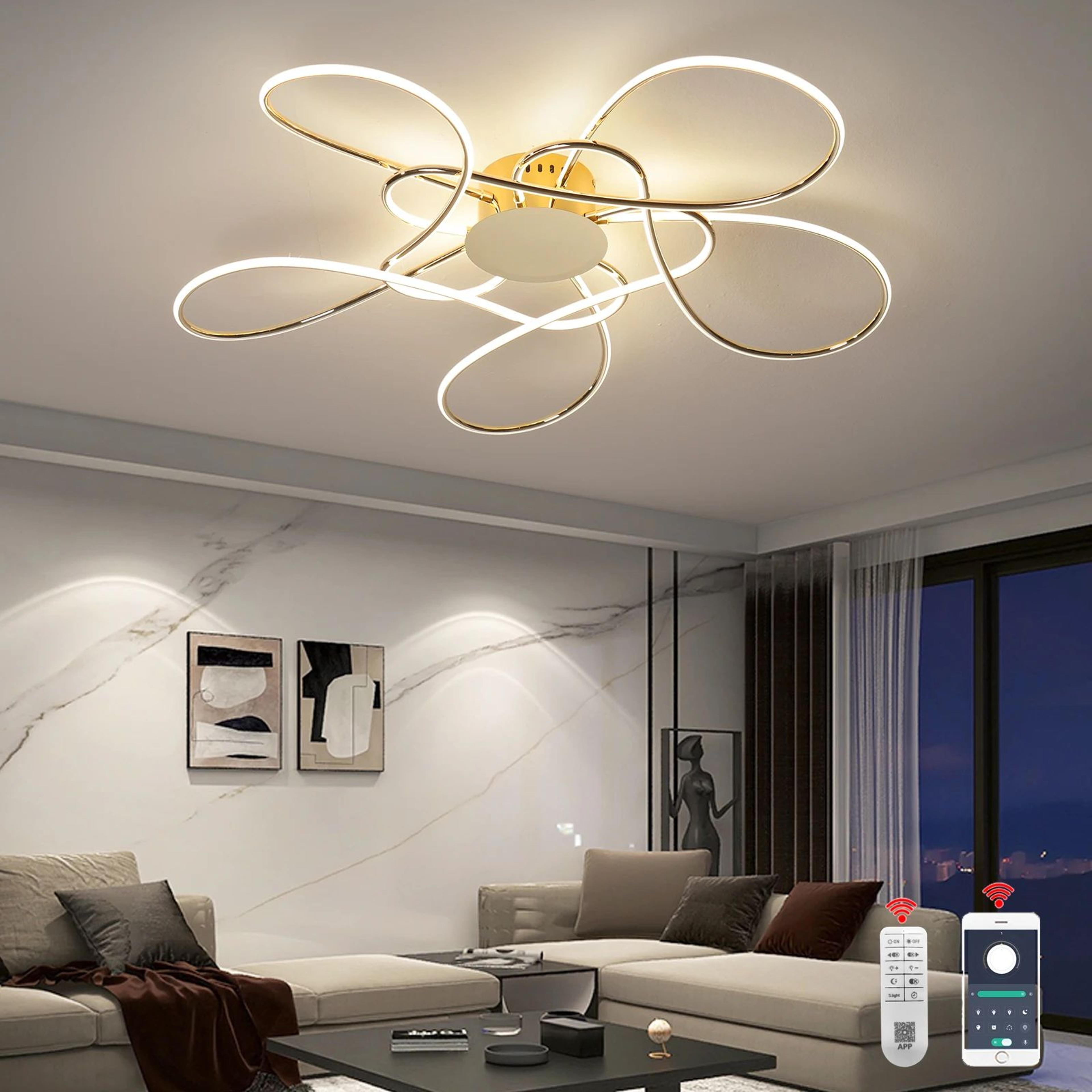 modern led chandelier ceiling light for living room and bedroom decor
