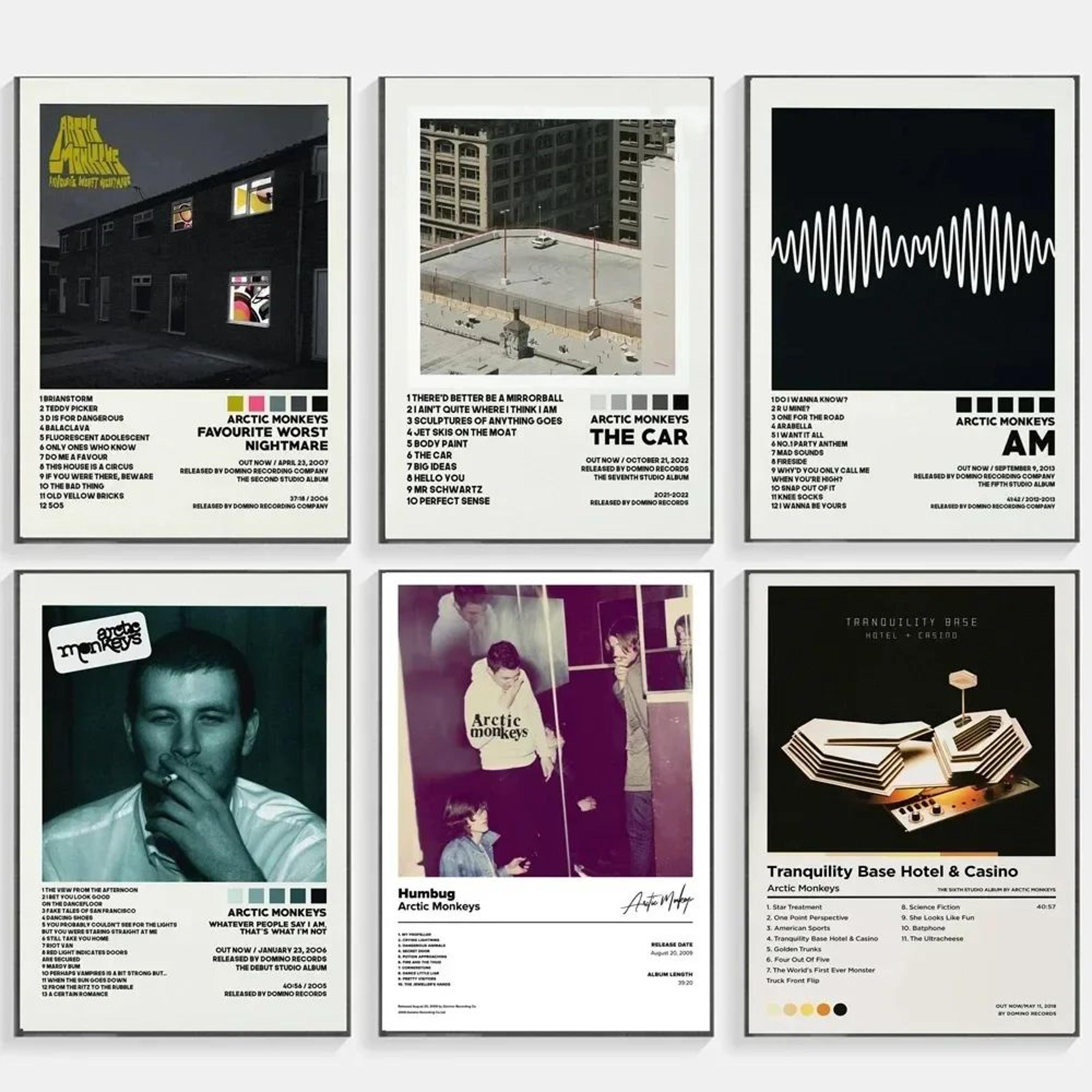 arctic monkeys album cover poster canvas music wall art decor