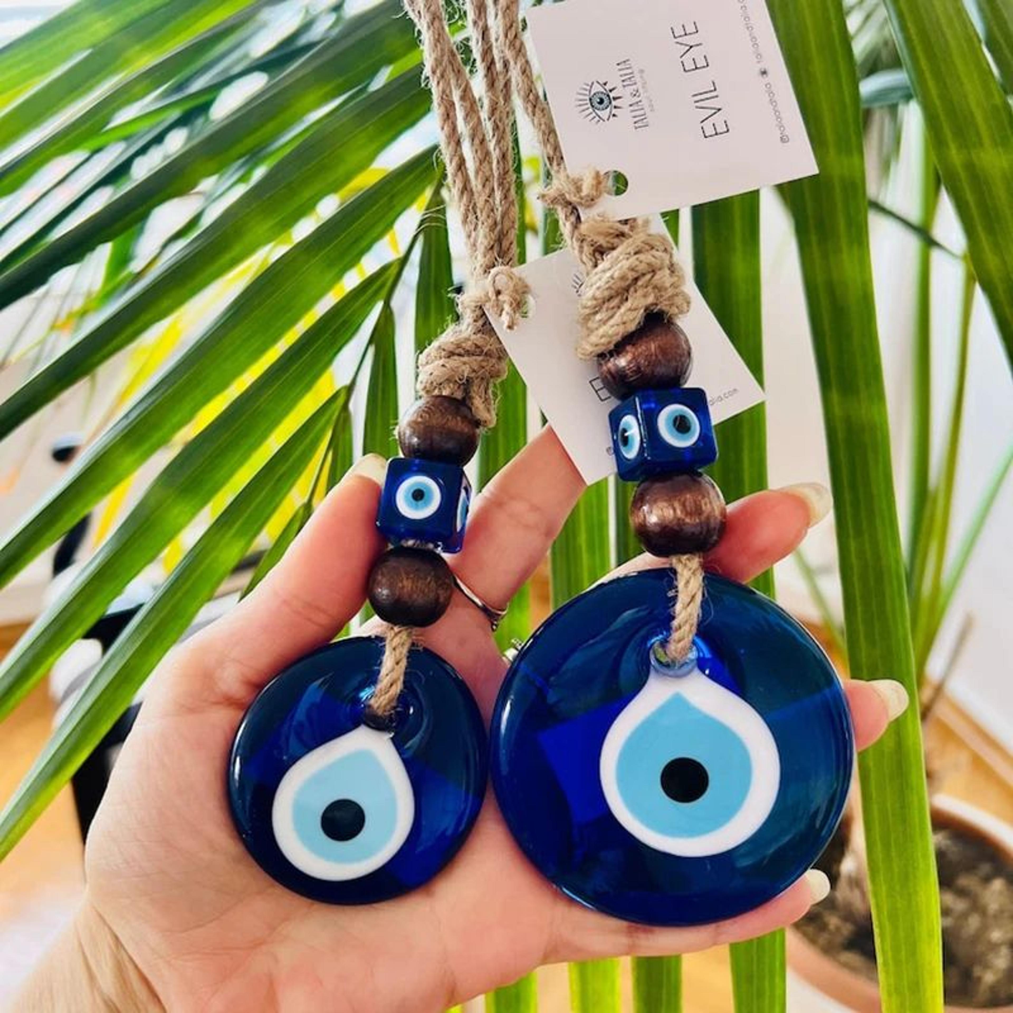 macrame evil eye wall hanging nazar protection home decor