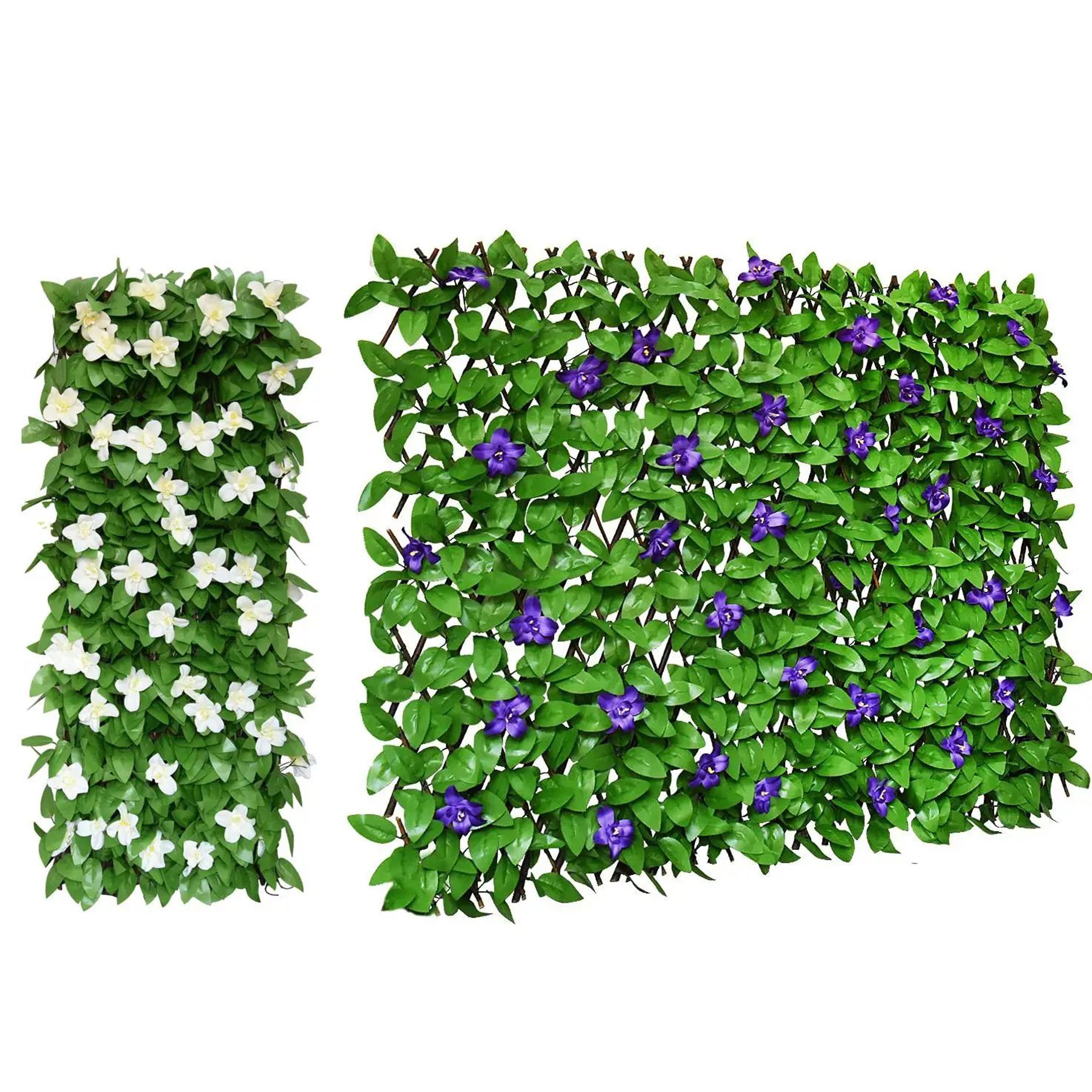 expandable artificial ivy privacy fence balcony garden decorative screen