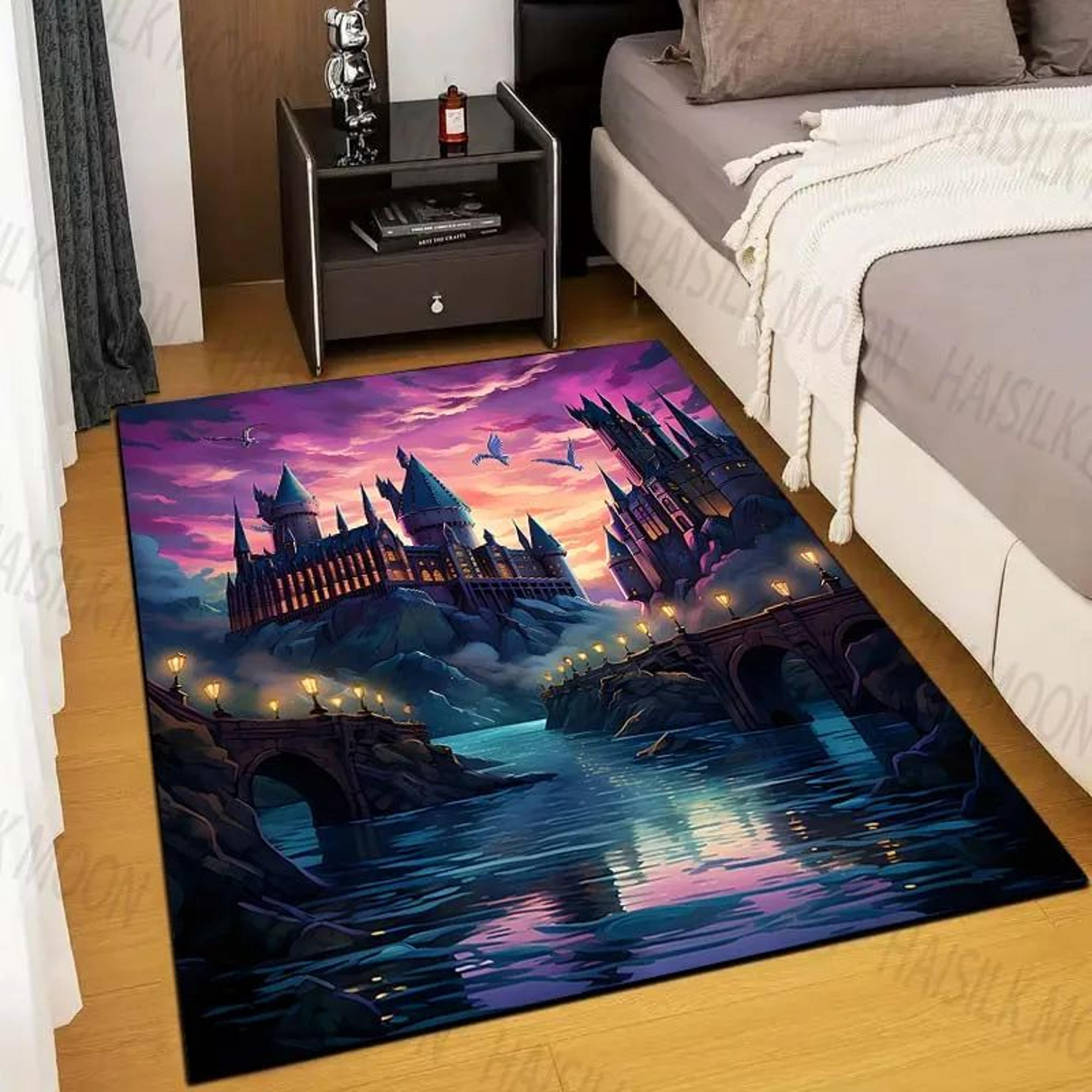 magic castle school rug for kids bedroom living room decor