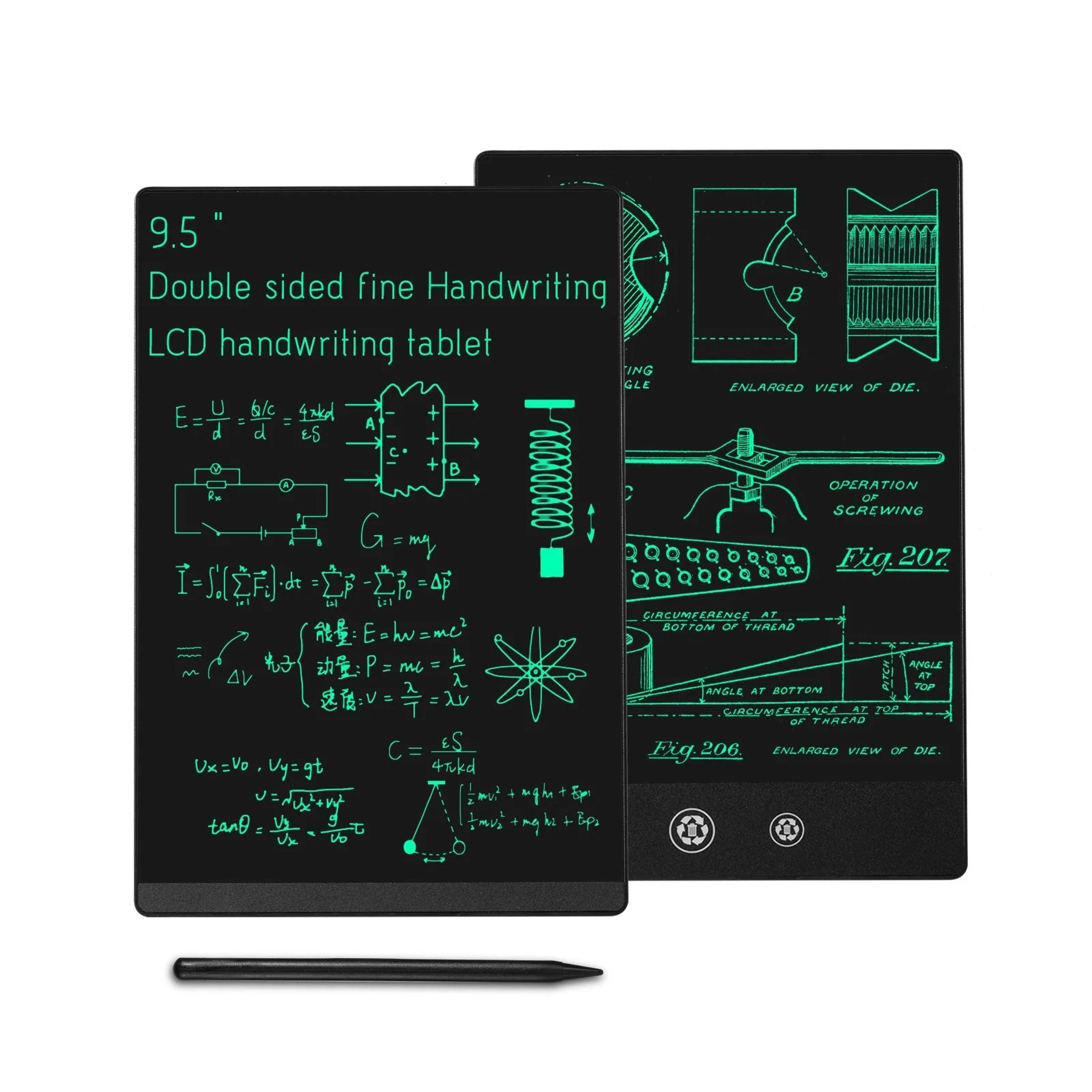 9.5 inch lcd writing tablet drawing board for kids and everyday notes