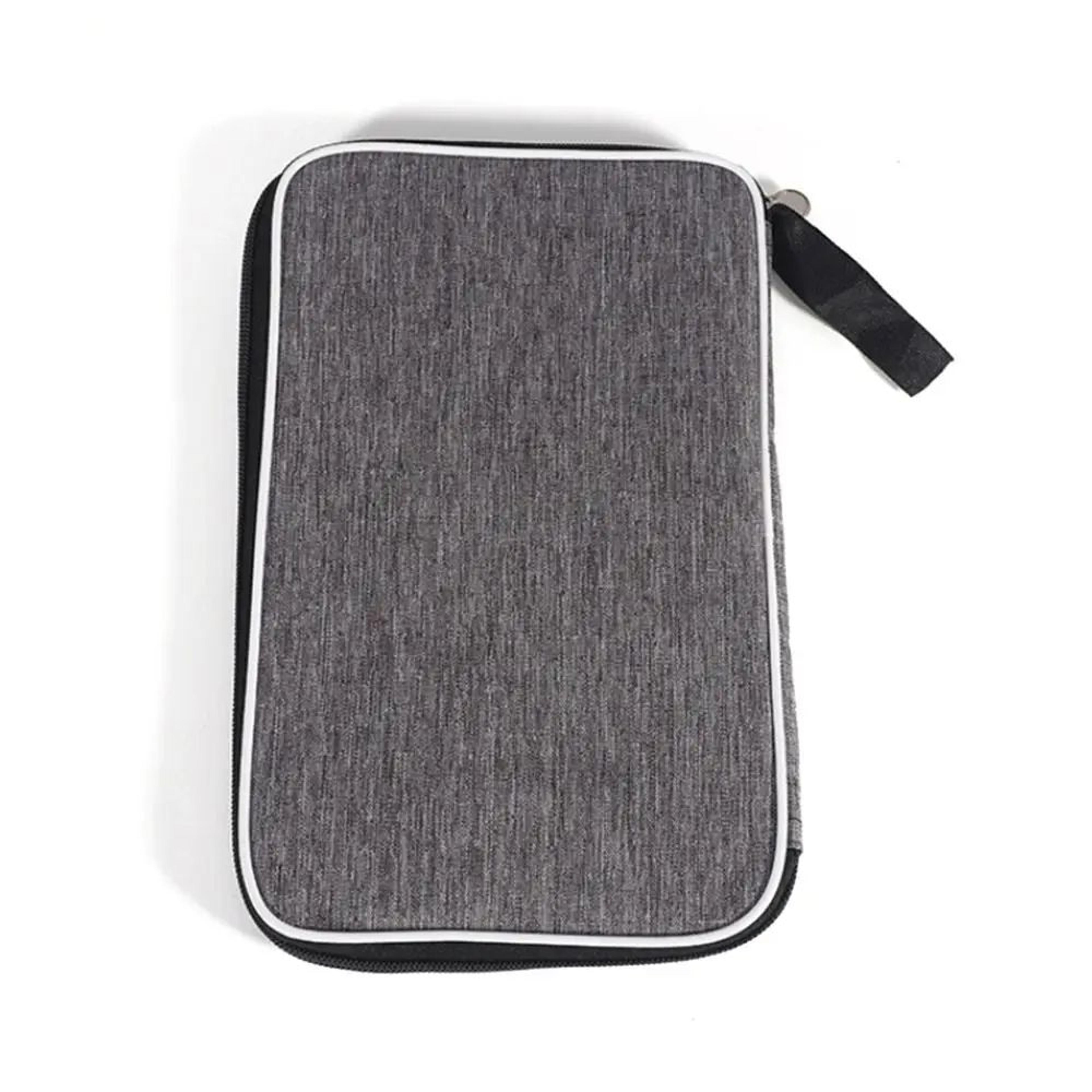 professional table tennis paddle case with carry belt for single racket storage