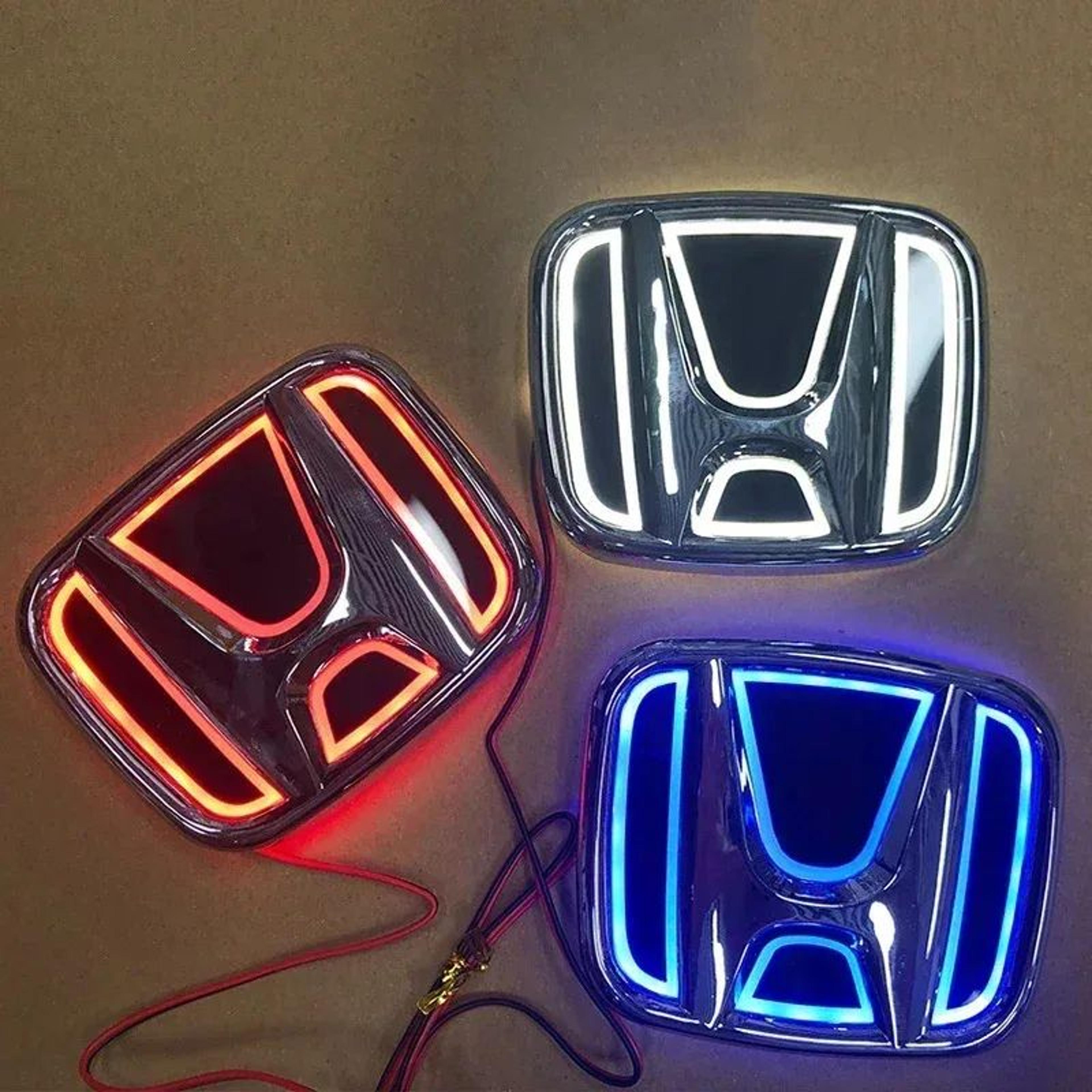 honda led rear emblem light badge sticker