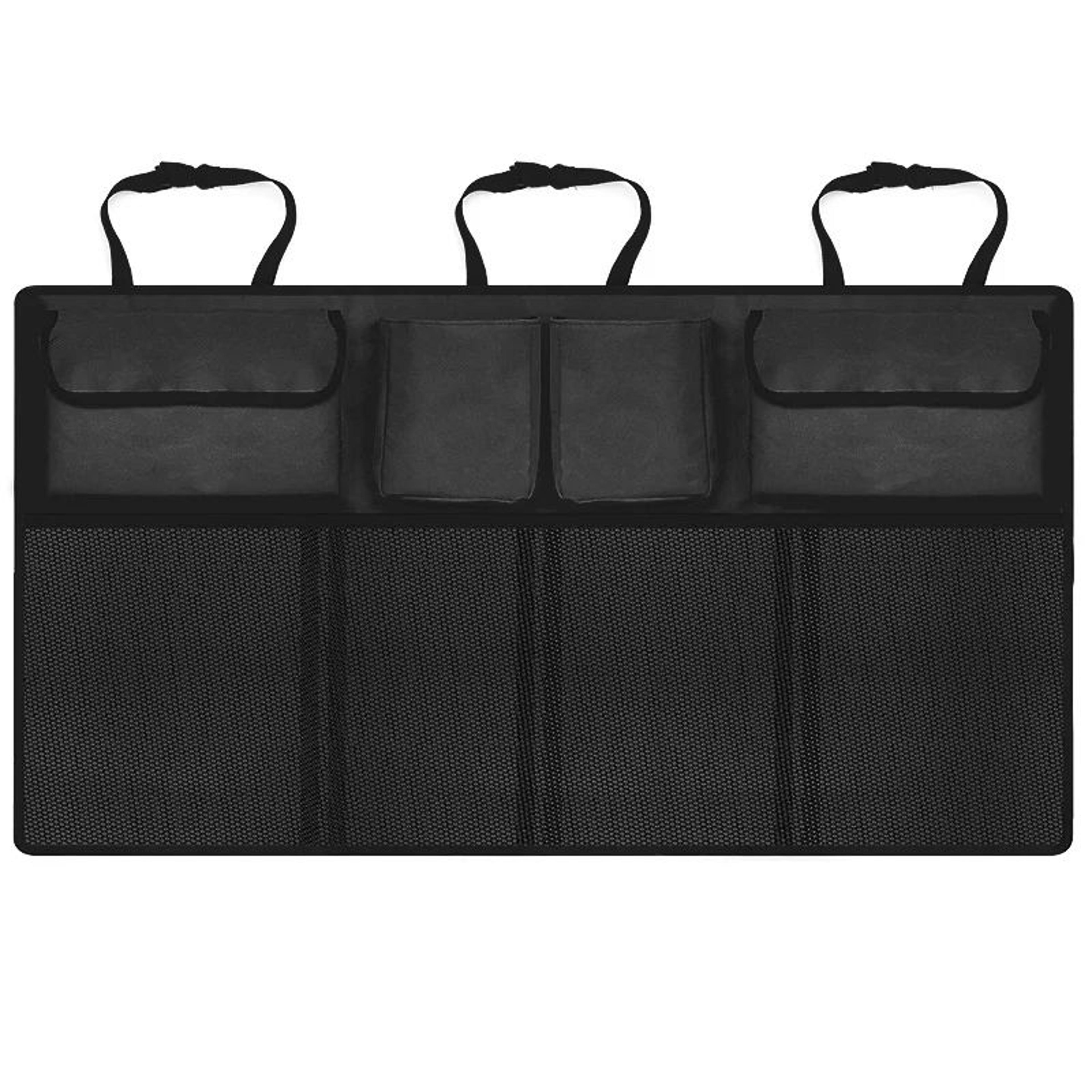 universal car trunk and backseat storage organizer net