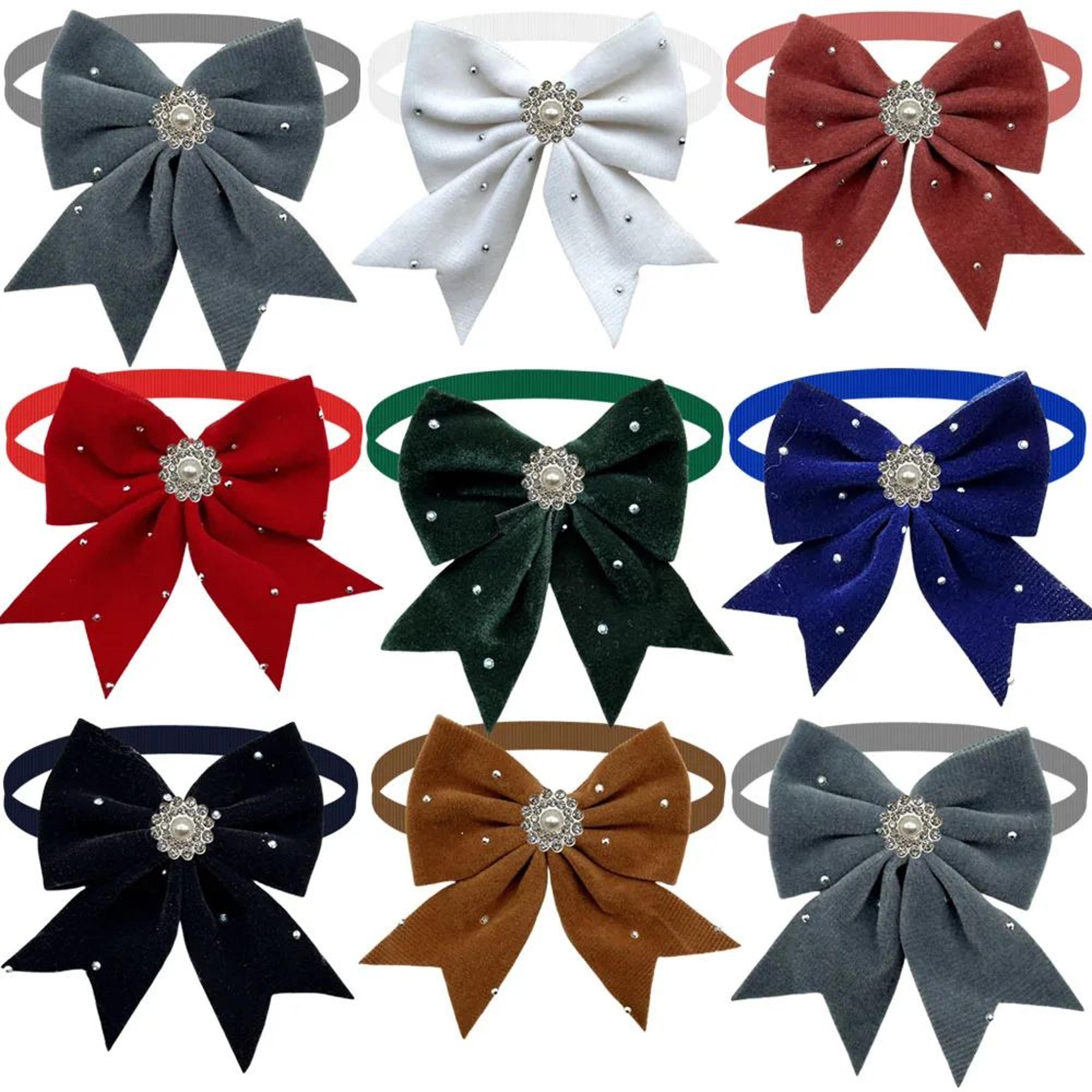 diamond pet bow tie set for dogs and cats