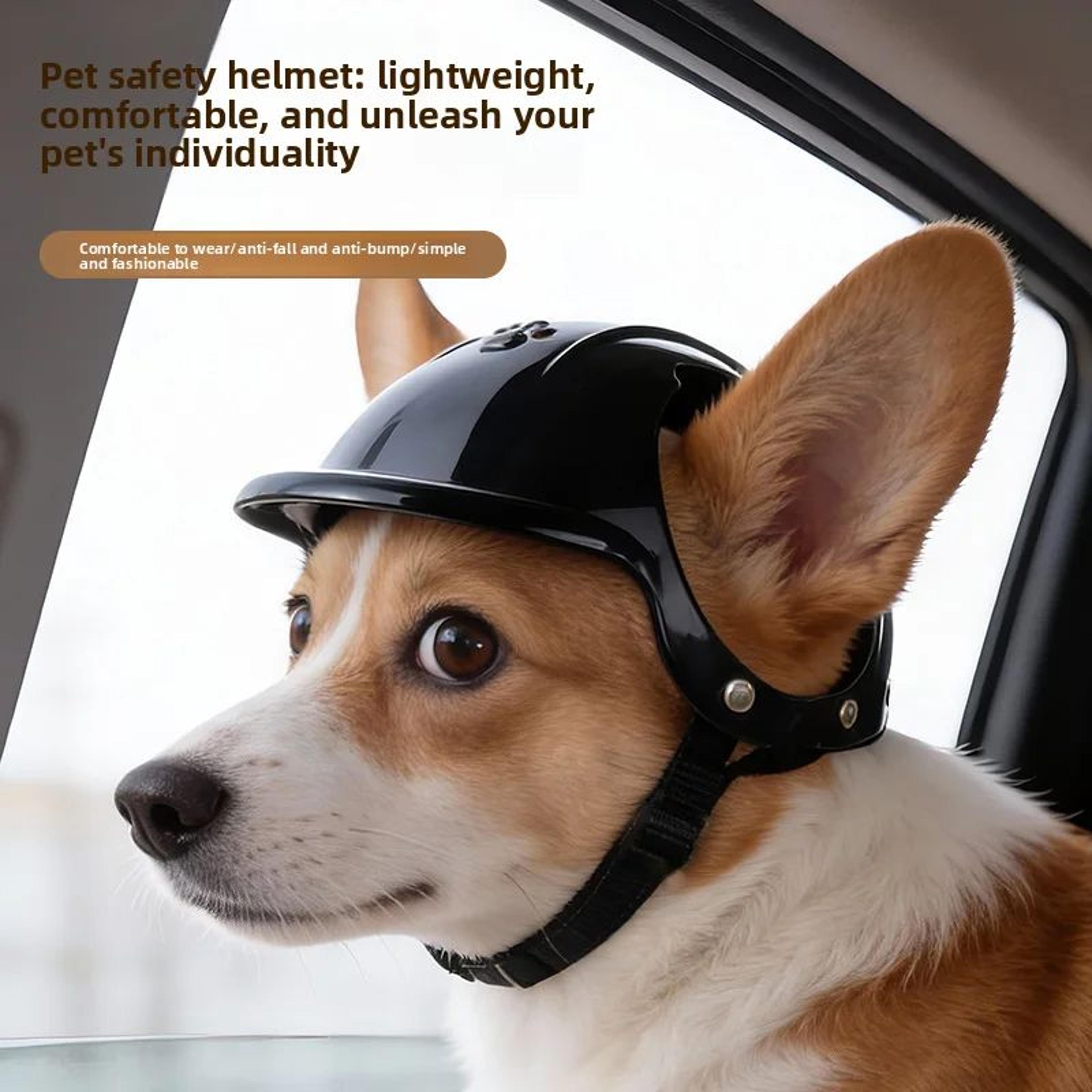 pink pet motorcycle helmet for dogs and cats