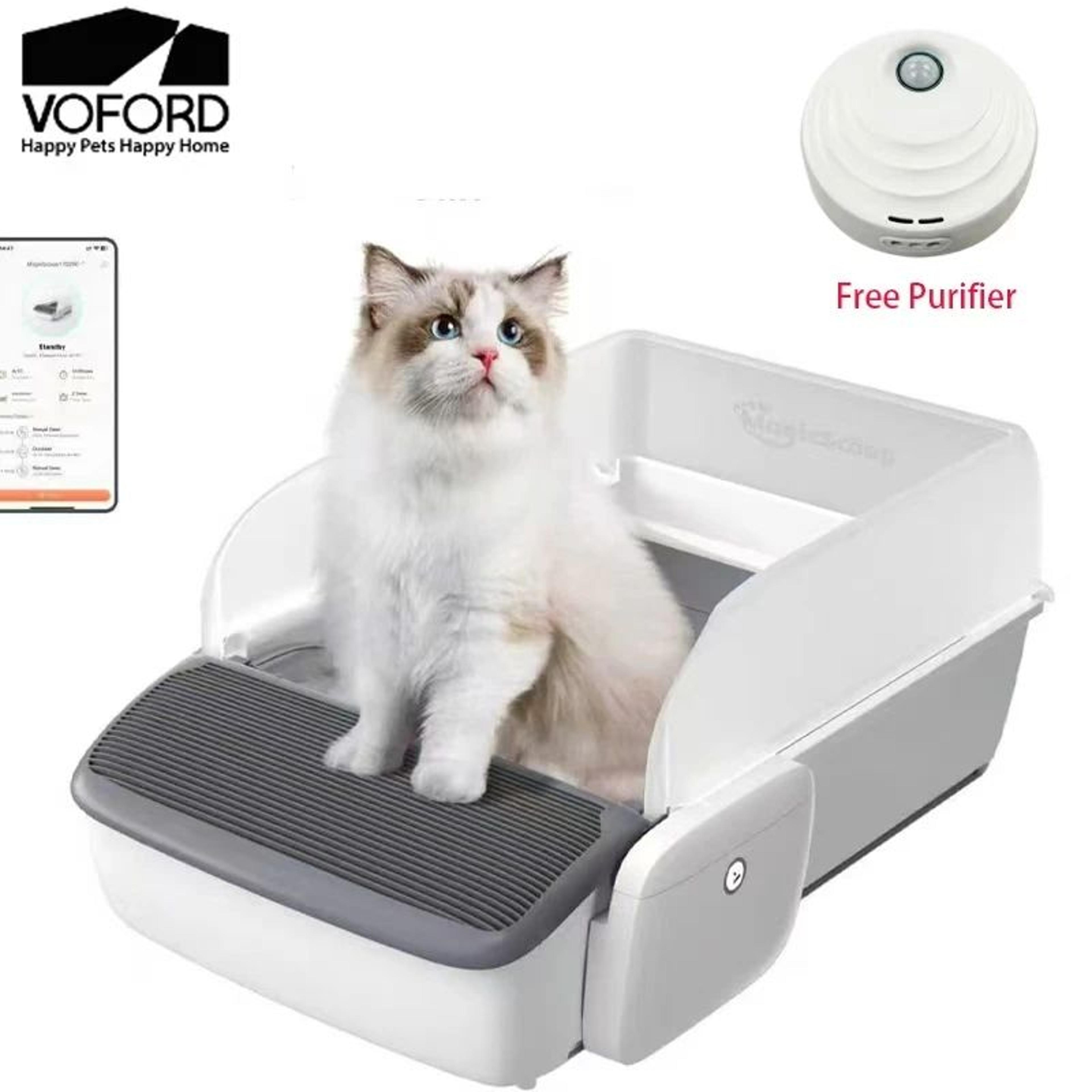 purescoop automatic self cleaning cat litter box