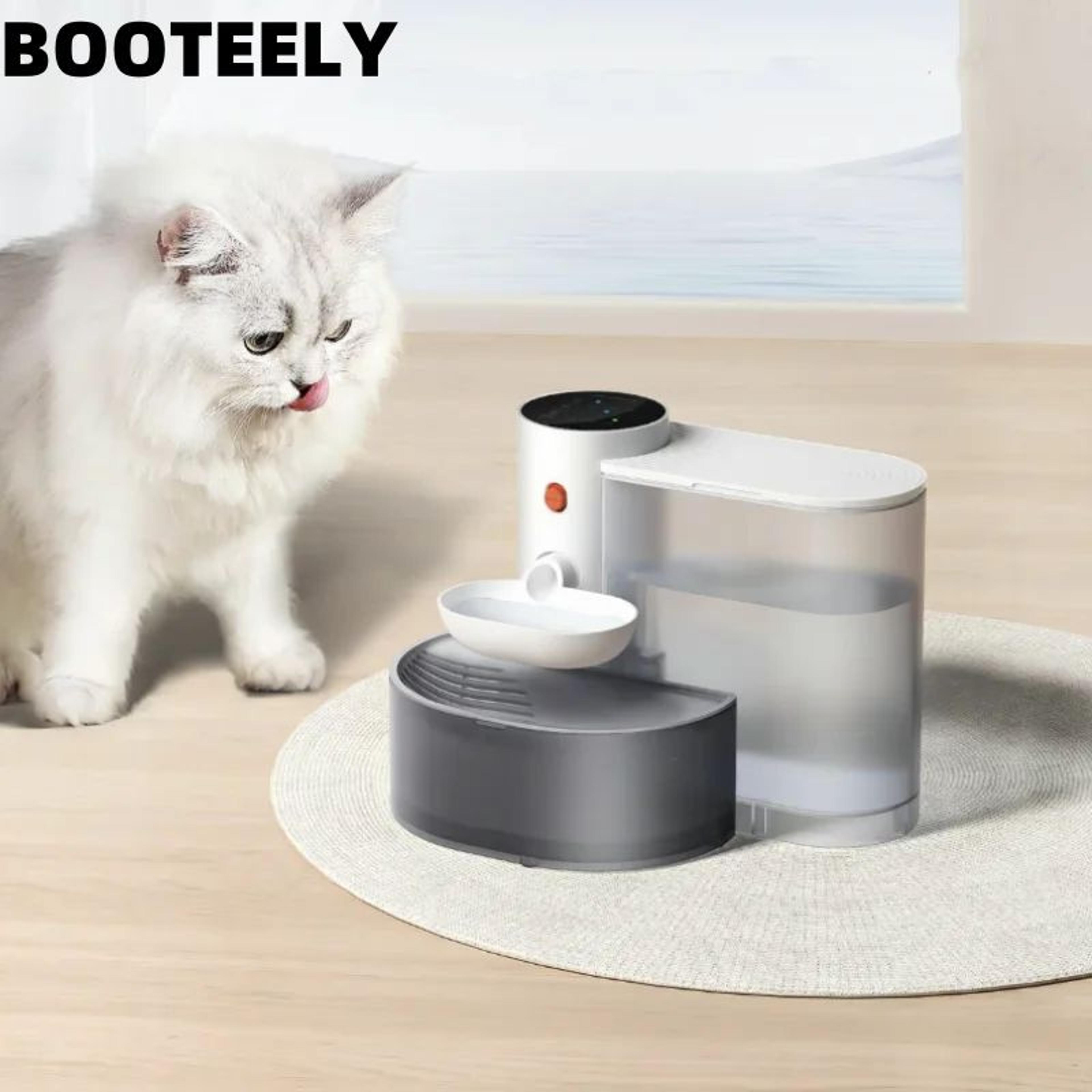 smart automatic pet water dispenser rechargeable water fountain for cats and dogs